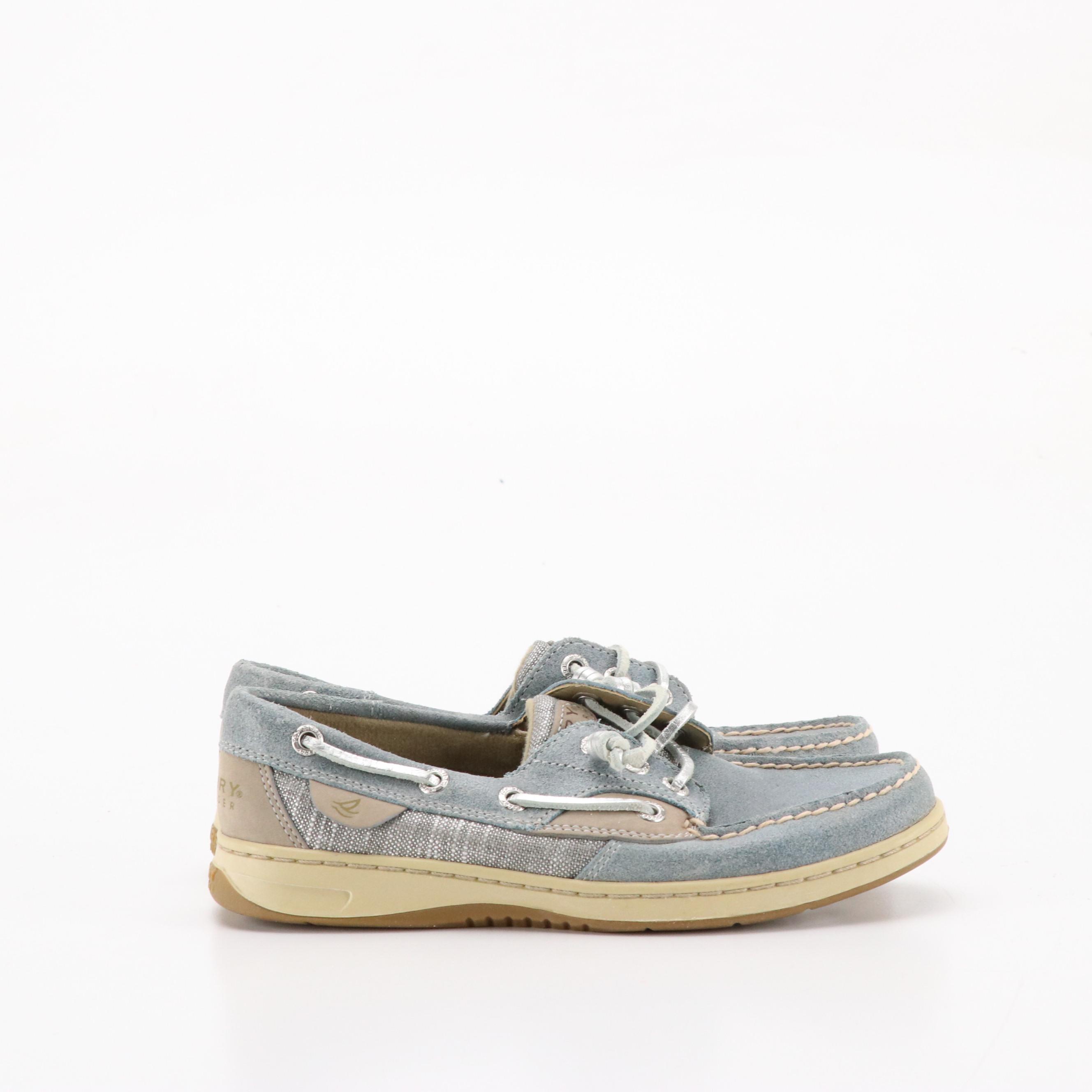 Sam Edelman Christy Loafers and Sperry Top-Sider Blue Suede Boat Shoes