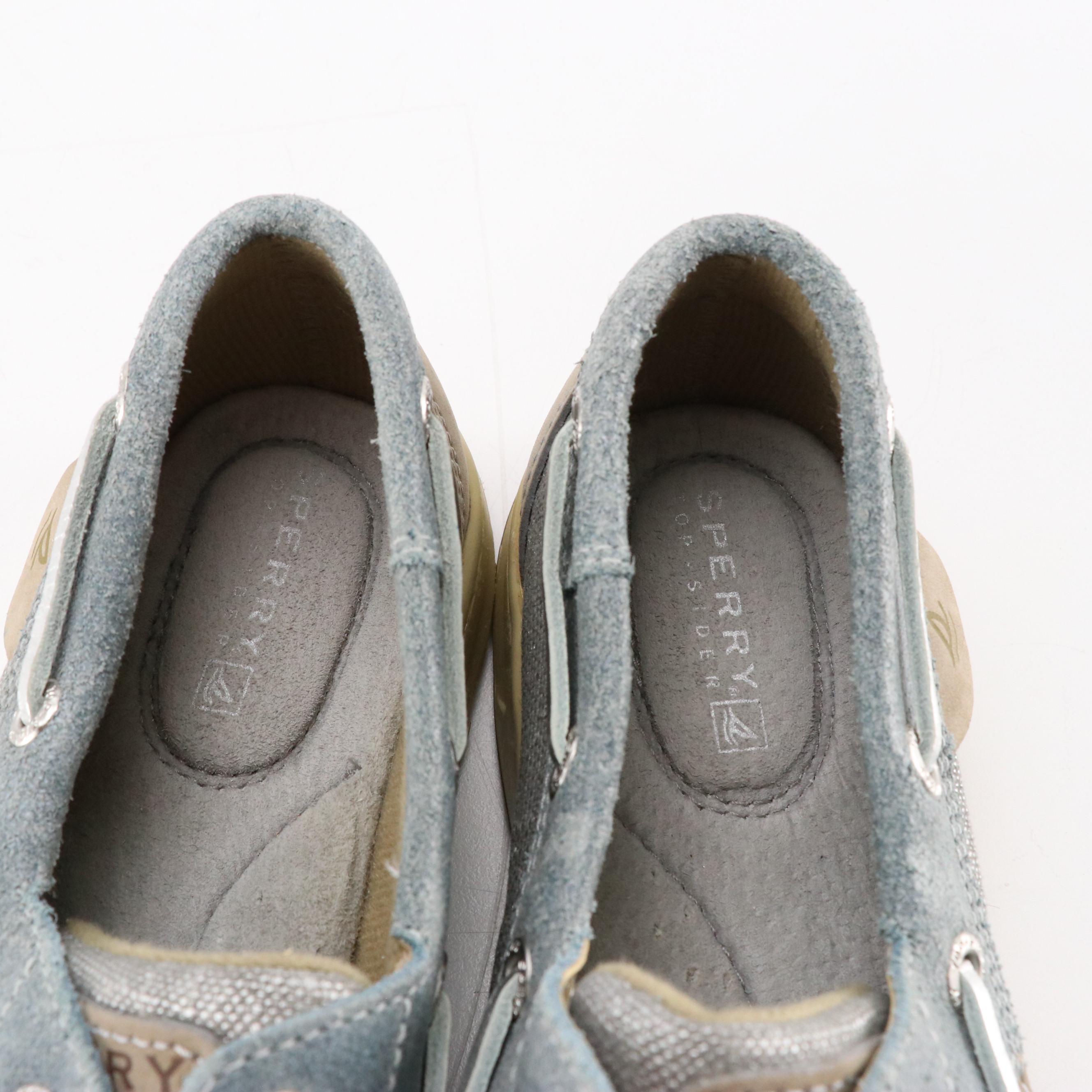 Sam Edelman Christy Loafers and Sperry Top-Sider Blue Suede Boat Shoes