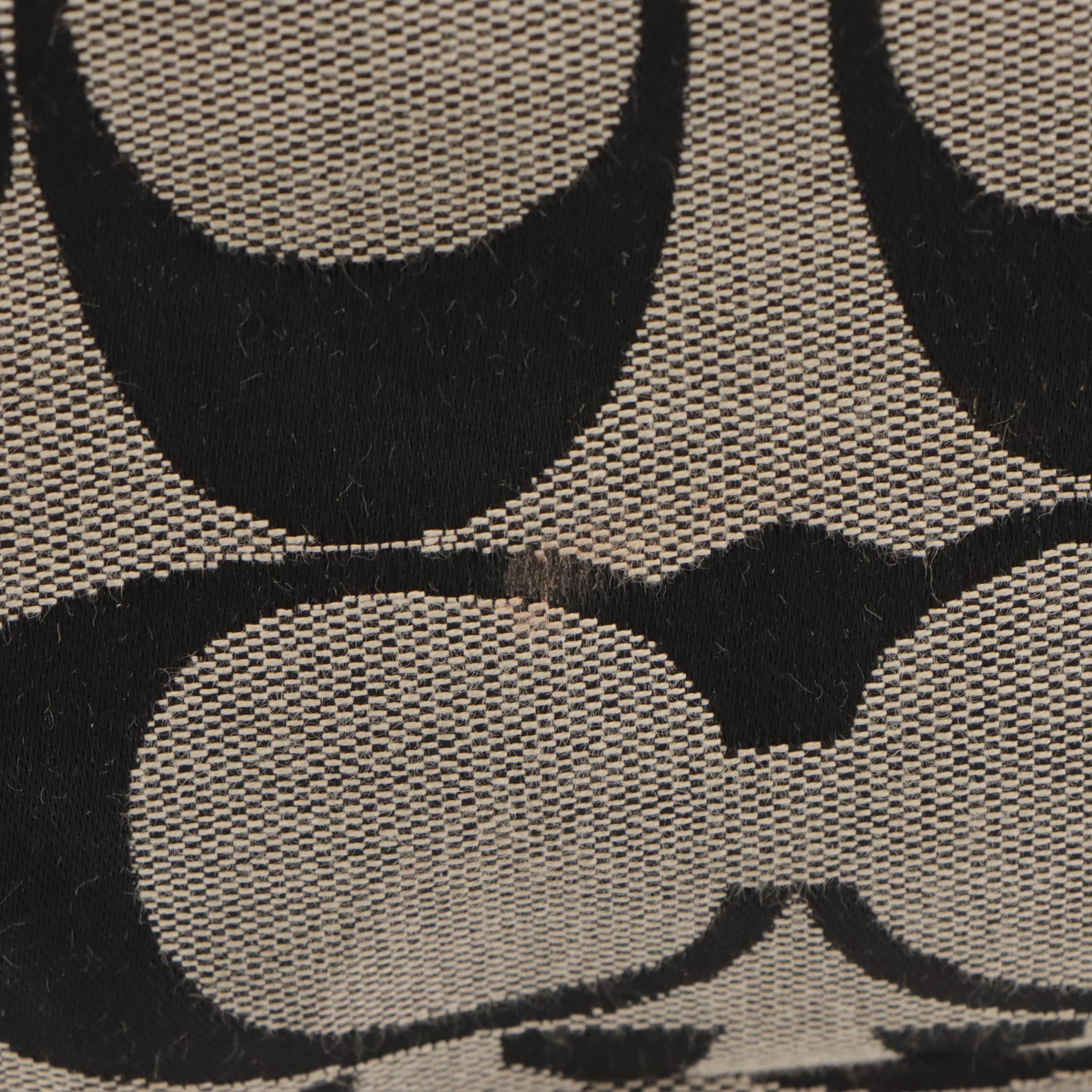 Coach Signature Canvas Diaper Tote Bag, Kate Spade Baby Blue Leather Zip Wallet