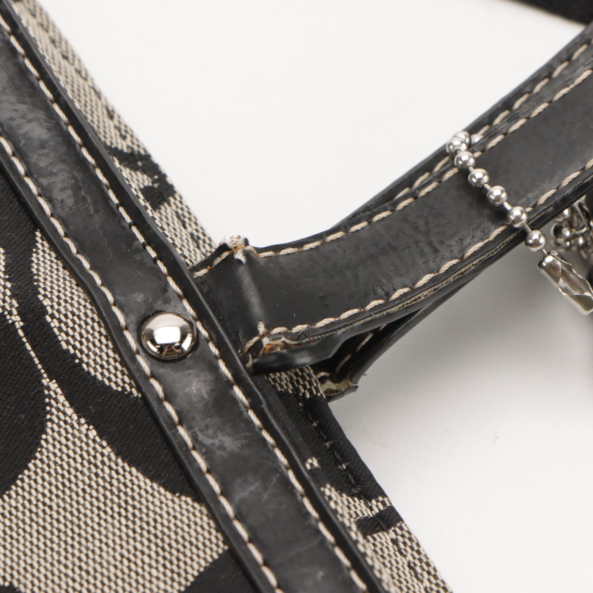 Coach Signature Canvas Diaper Tote Bag, Kate Spade Baby Blue Leather Zip Wallet