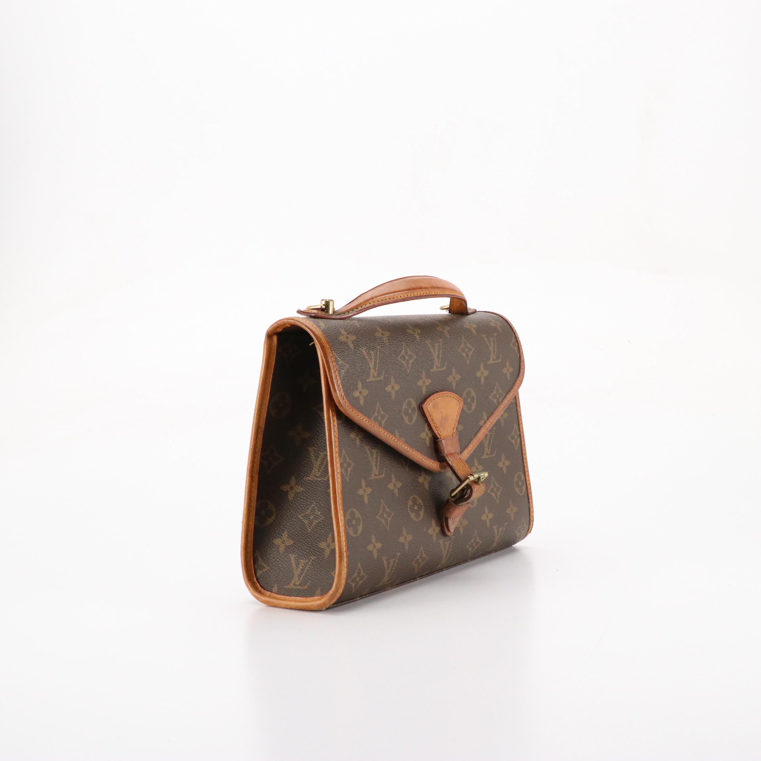 Louis Vuitton Bel Air PM Handbag in Monogram Canvas and Vachetta Leather