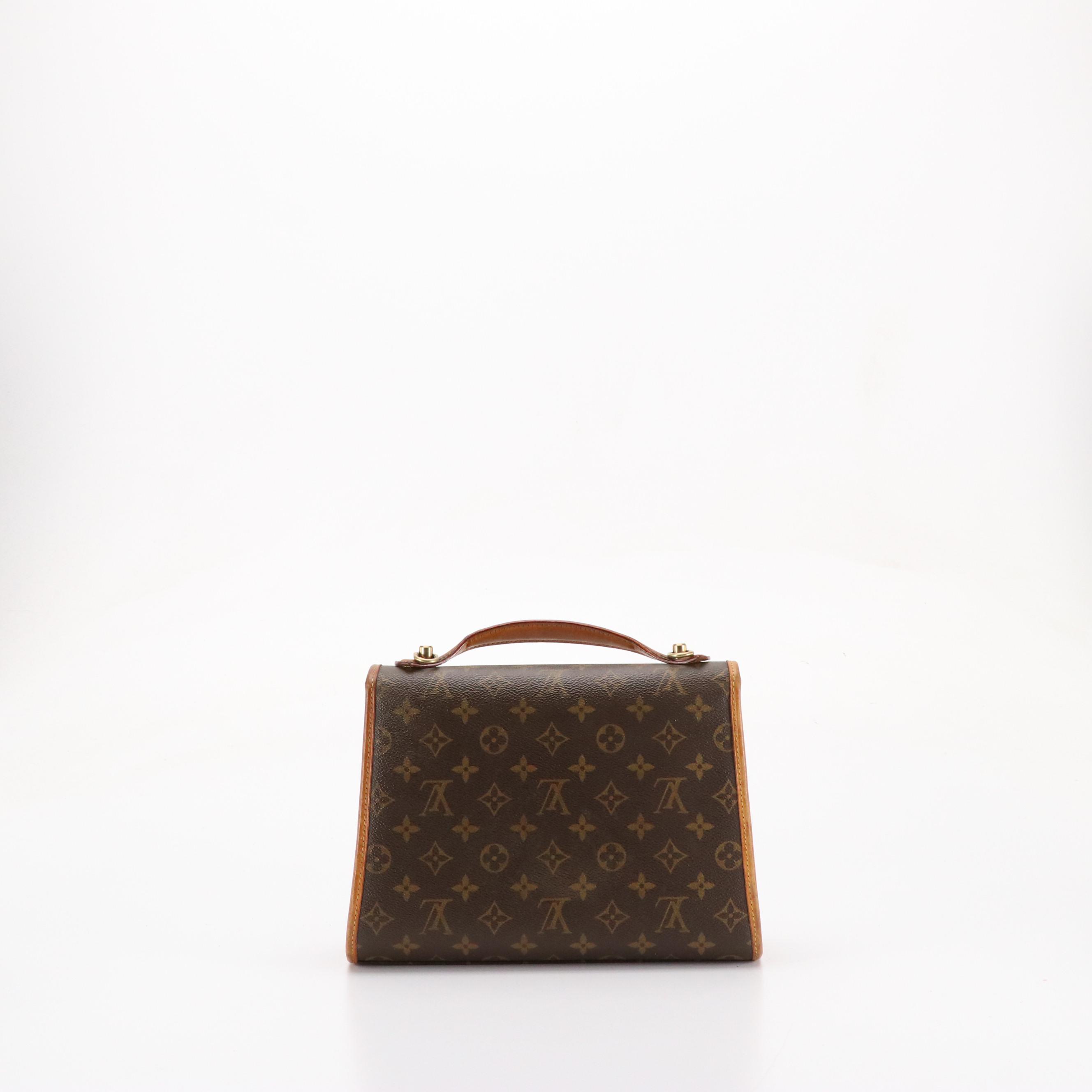 Louis Vuitton Bel Air PM Handbag in Monogram Canvas and Vachetta Leather