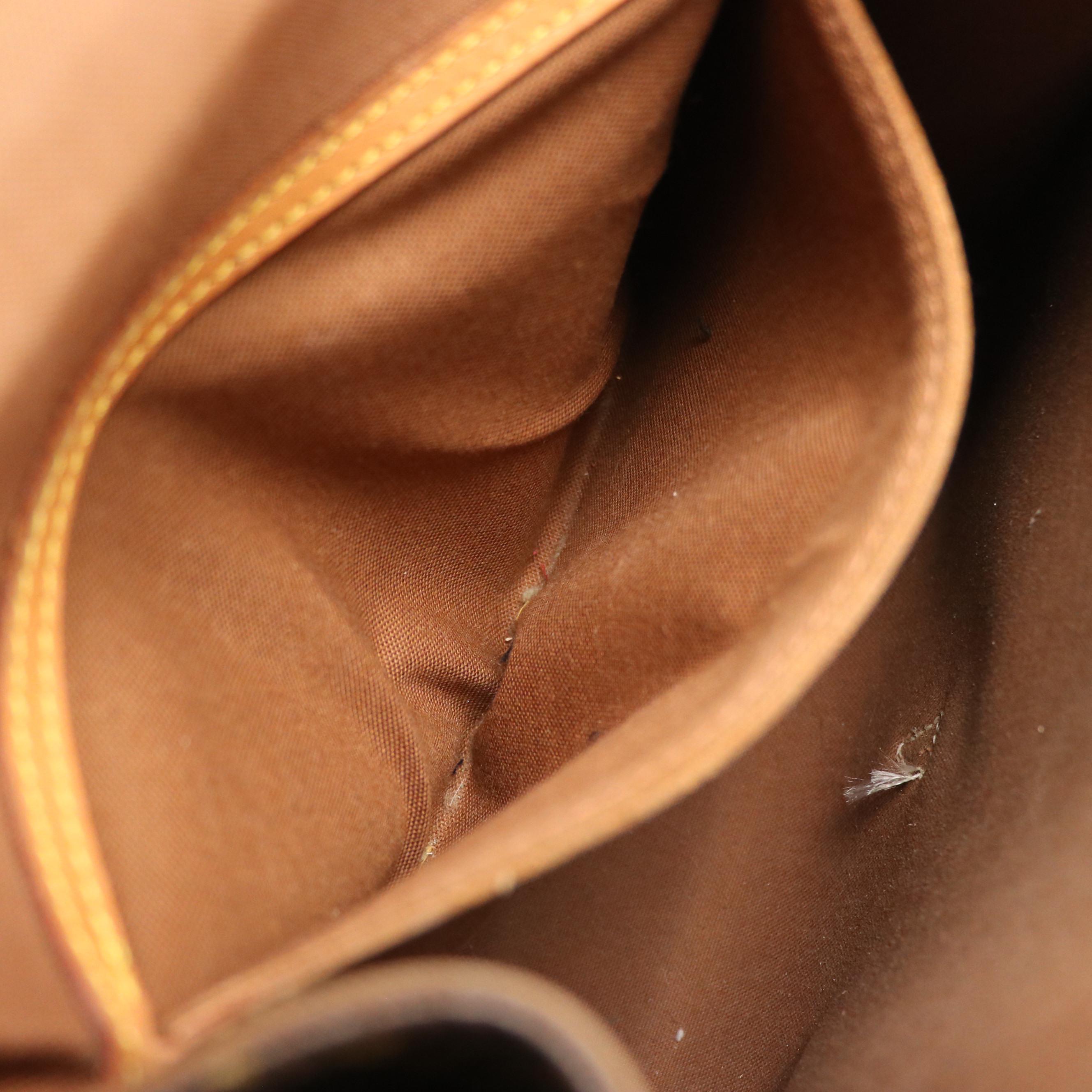 Louis Vuitton Bel Air PM Handbag in Monogram Canvas and Vachetta Leather