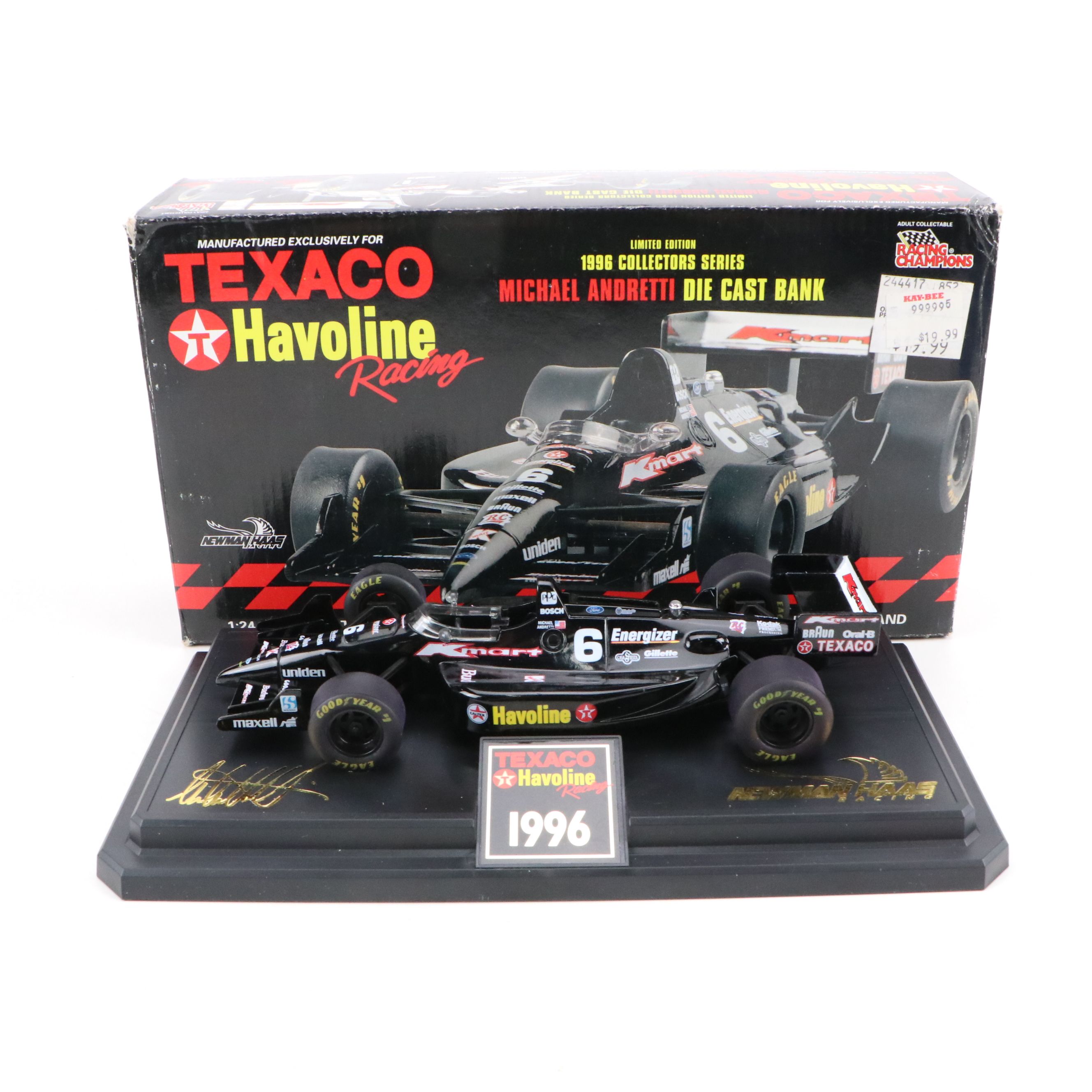 Texaco Havoline Michael Andretti Bank, Dale Earnhardt 1996 Cars and More