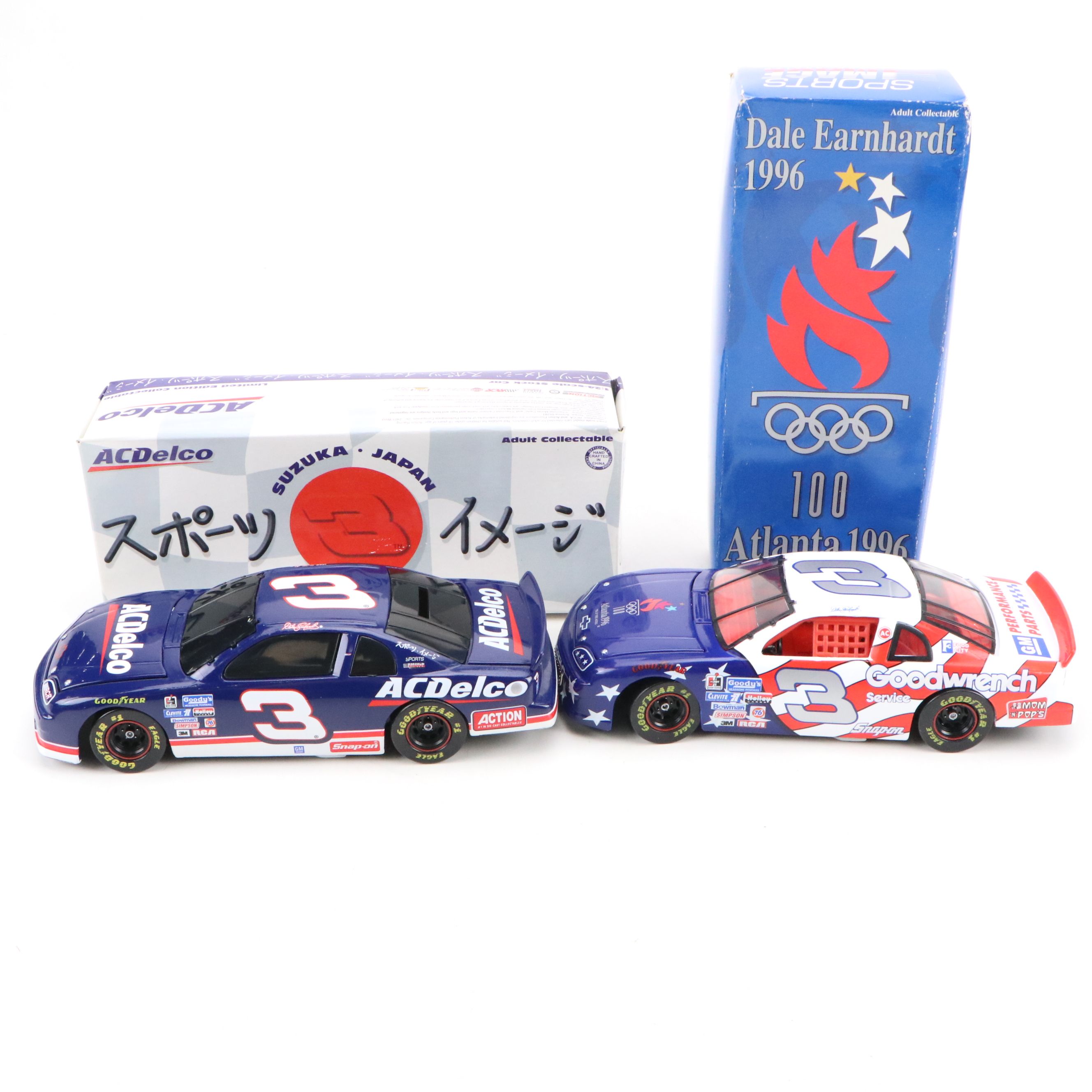 Texaco Havoline Michael Andretti Bank, Dale Earnhardt 1996 Cars and More