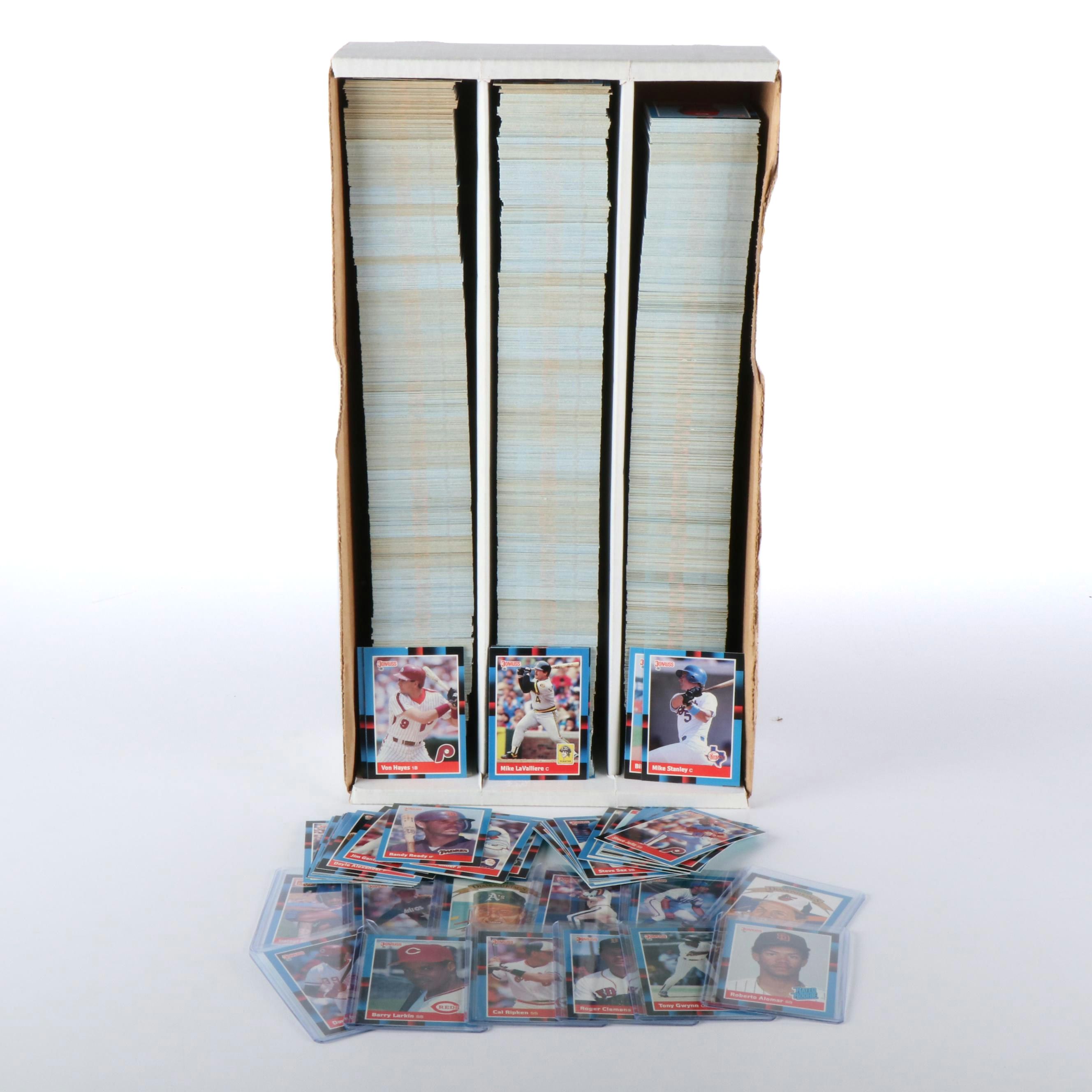 3,000 Mint Condition 1988 Donruss Wax Box Case Baseball Cards