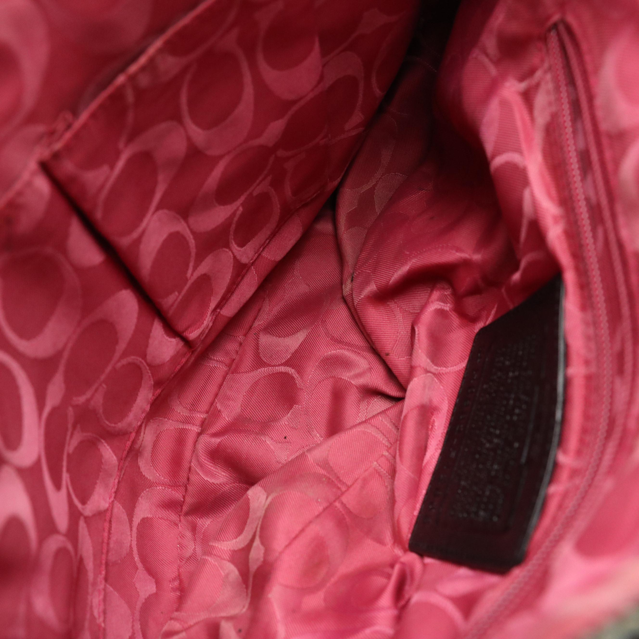 Coach Legacy Turn-Lock Shoulder Bag in Black Leather