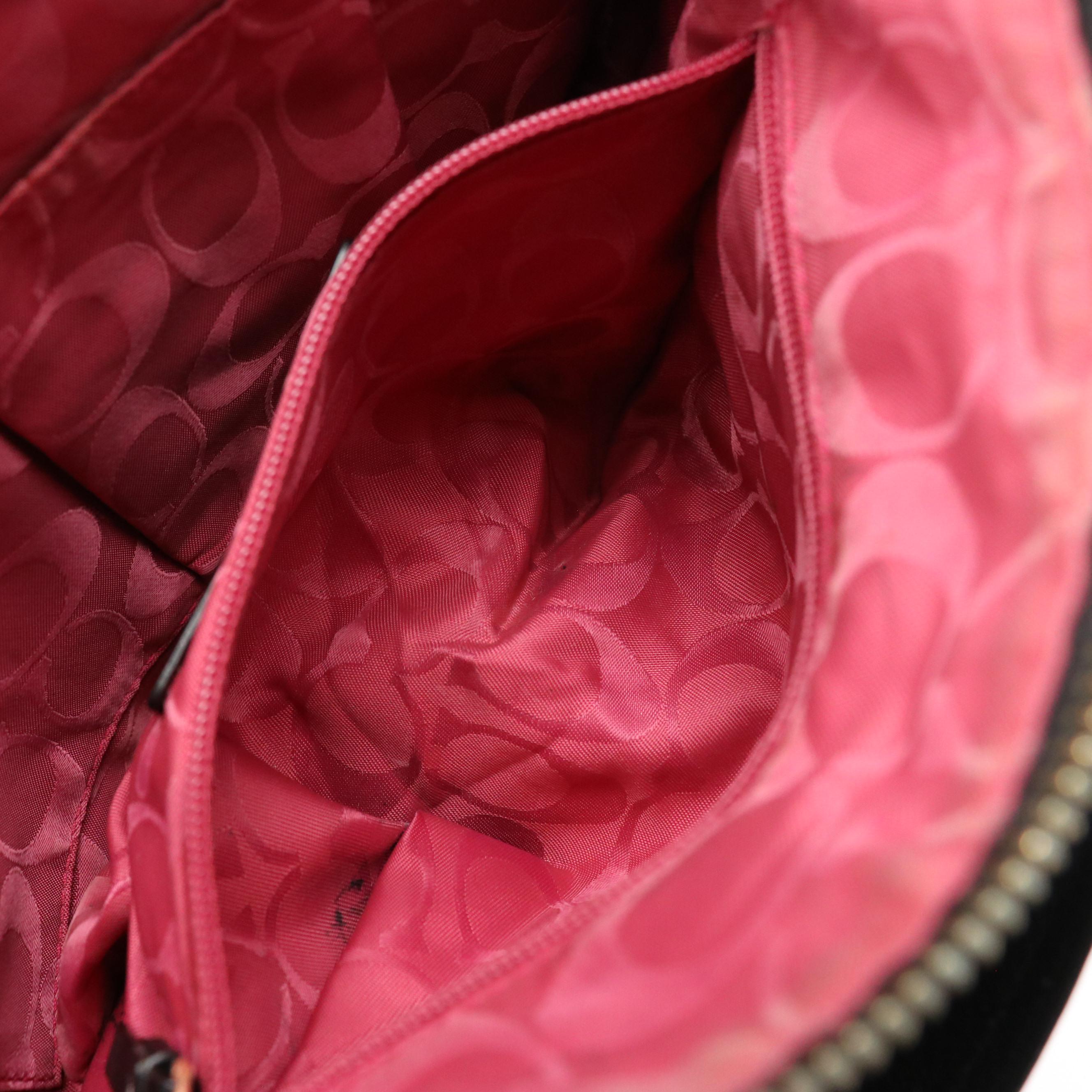 Coach Legacy Turn-Lock Shoulder Bag in Black Leather