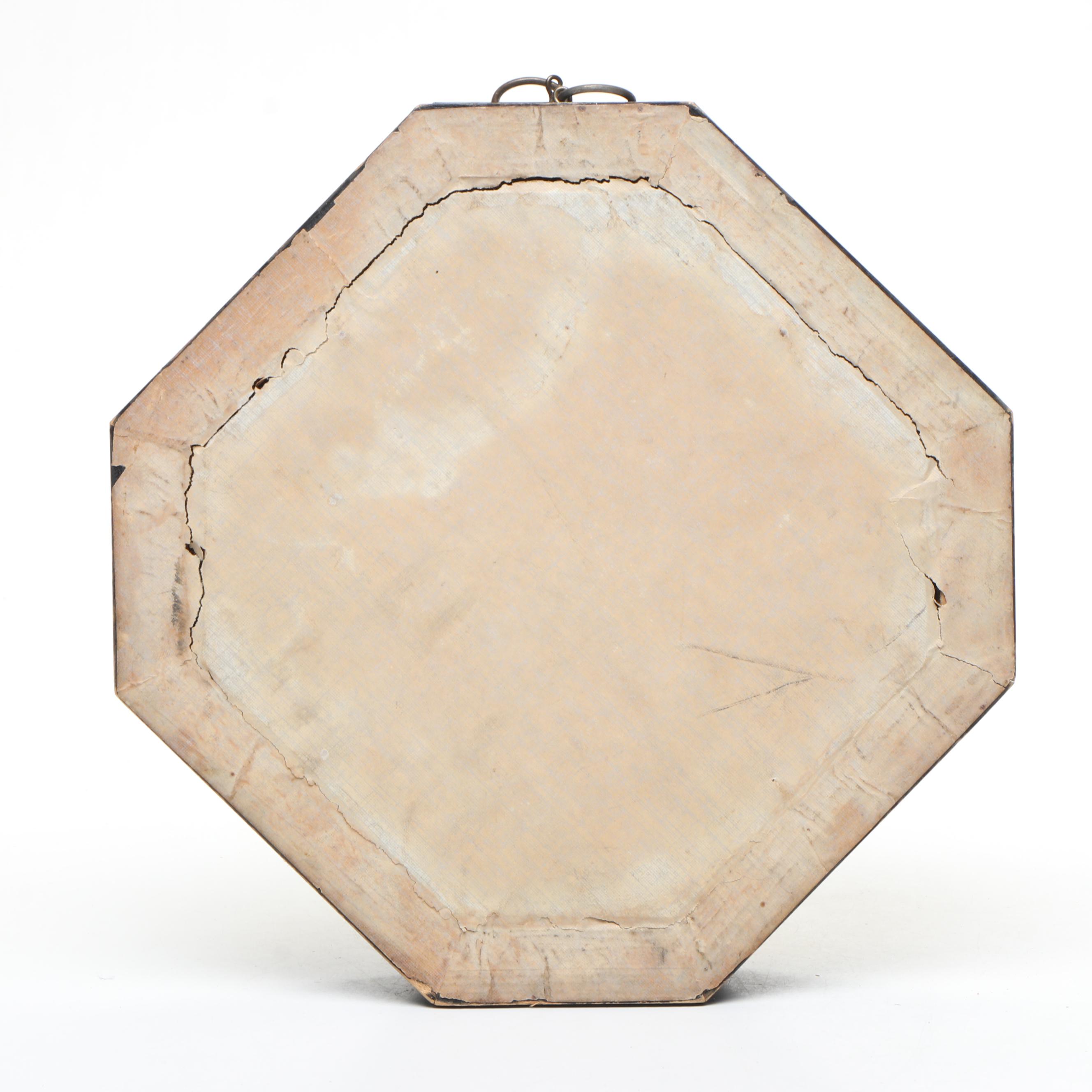 Sungott Studios Historical Figures Cameo Portraits in Octagonal Wooden Frames