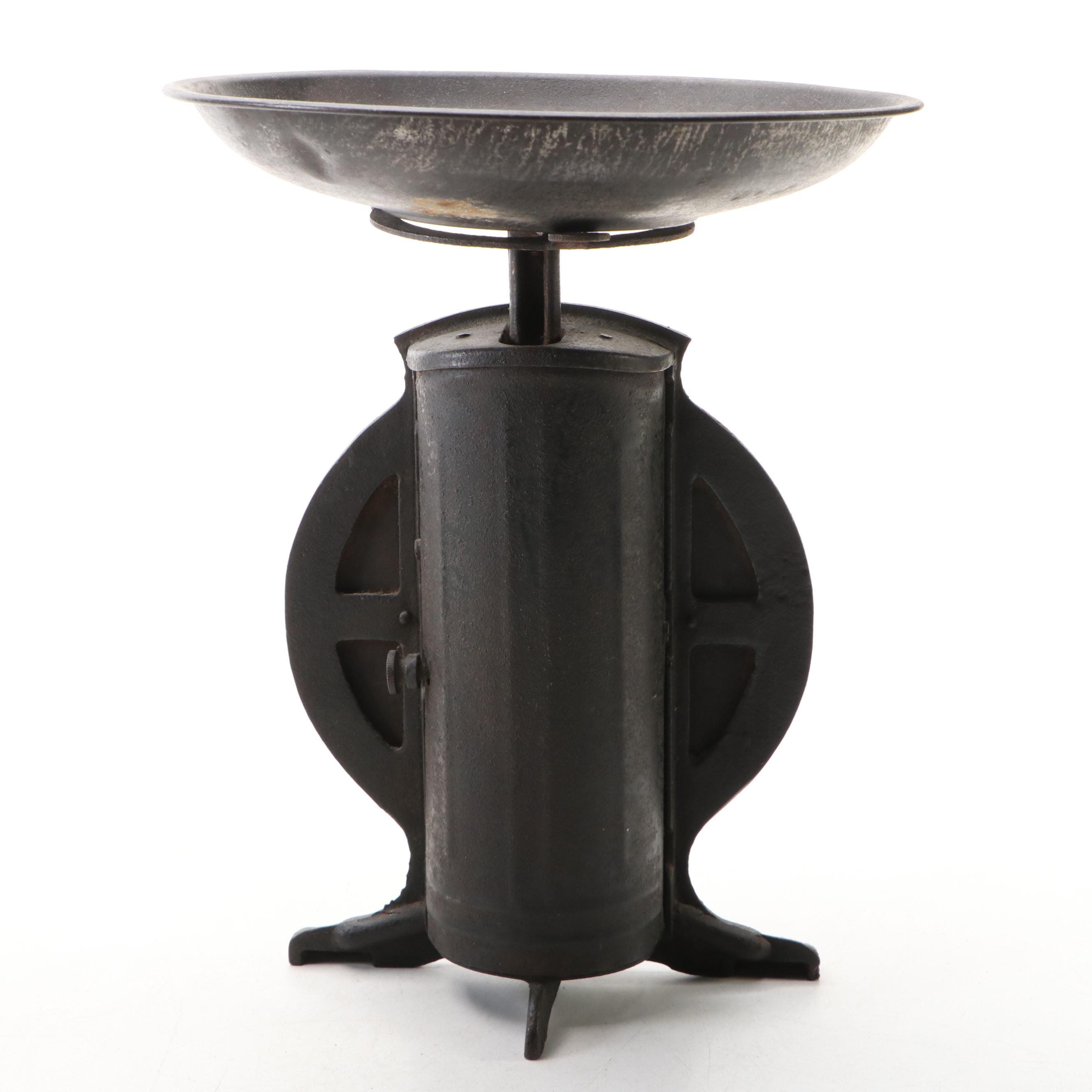 Salter's English "Household Scale" with Other Antique Cast Iron Scale