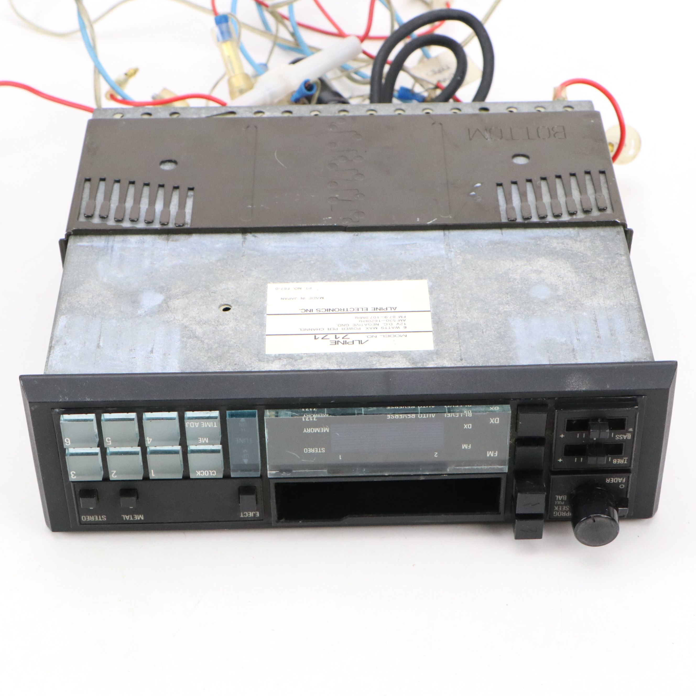 Alpine Cassette Stereo with TomTom GPS and CB Radios