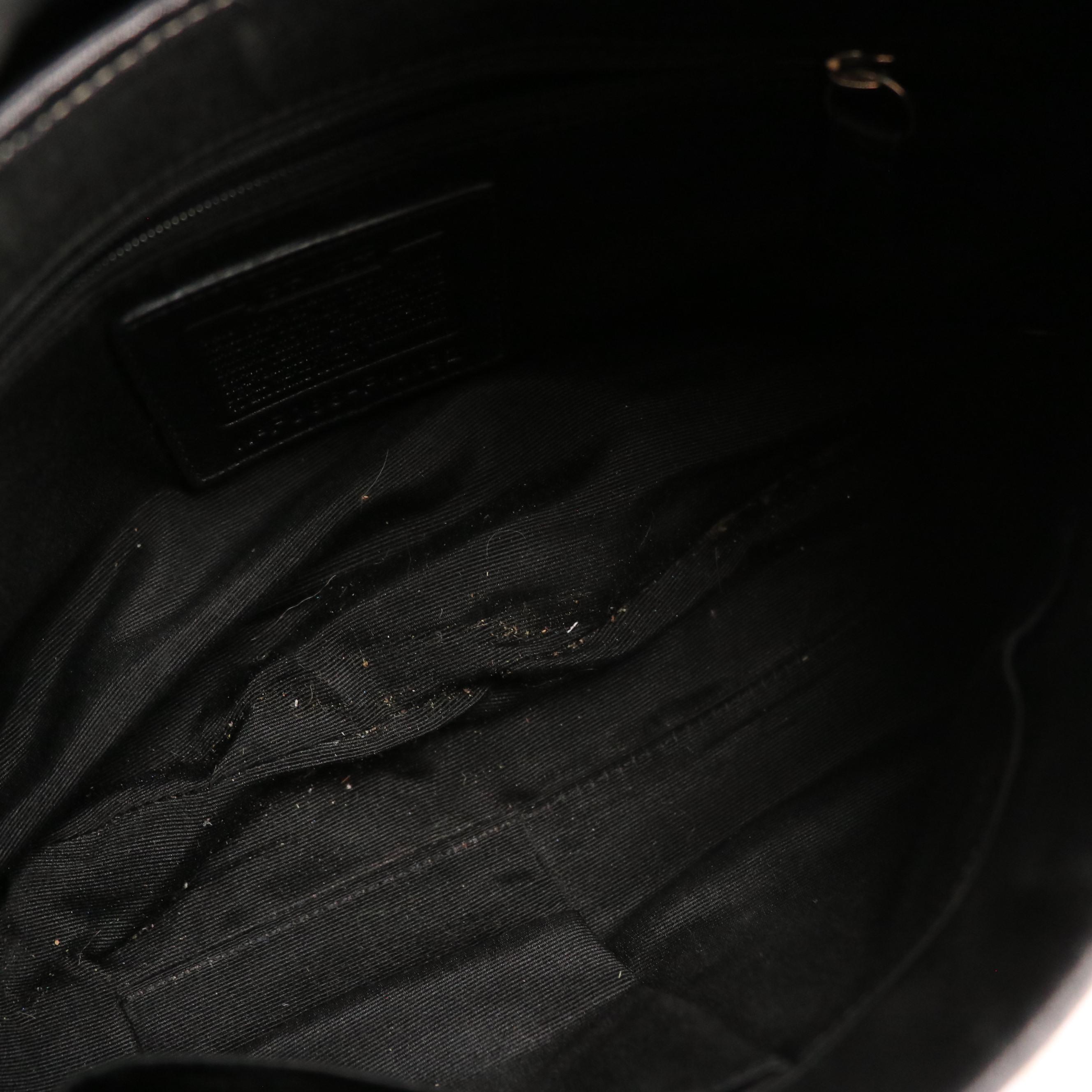 Coach Soho Slim and Buckle Flap Shoulder Bags in Black Leather