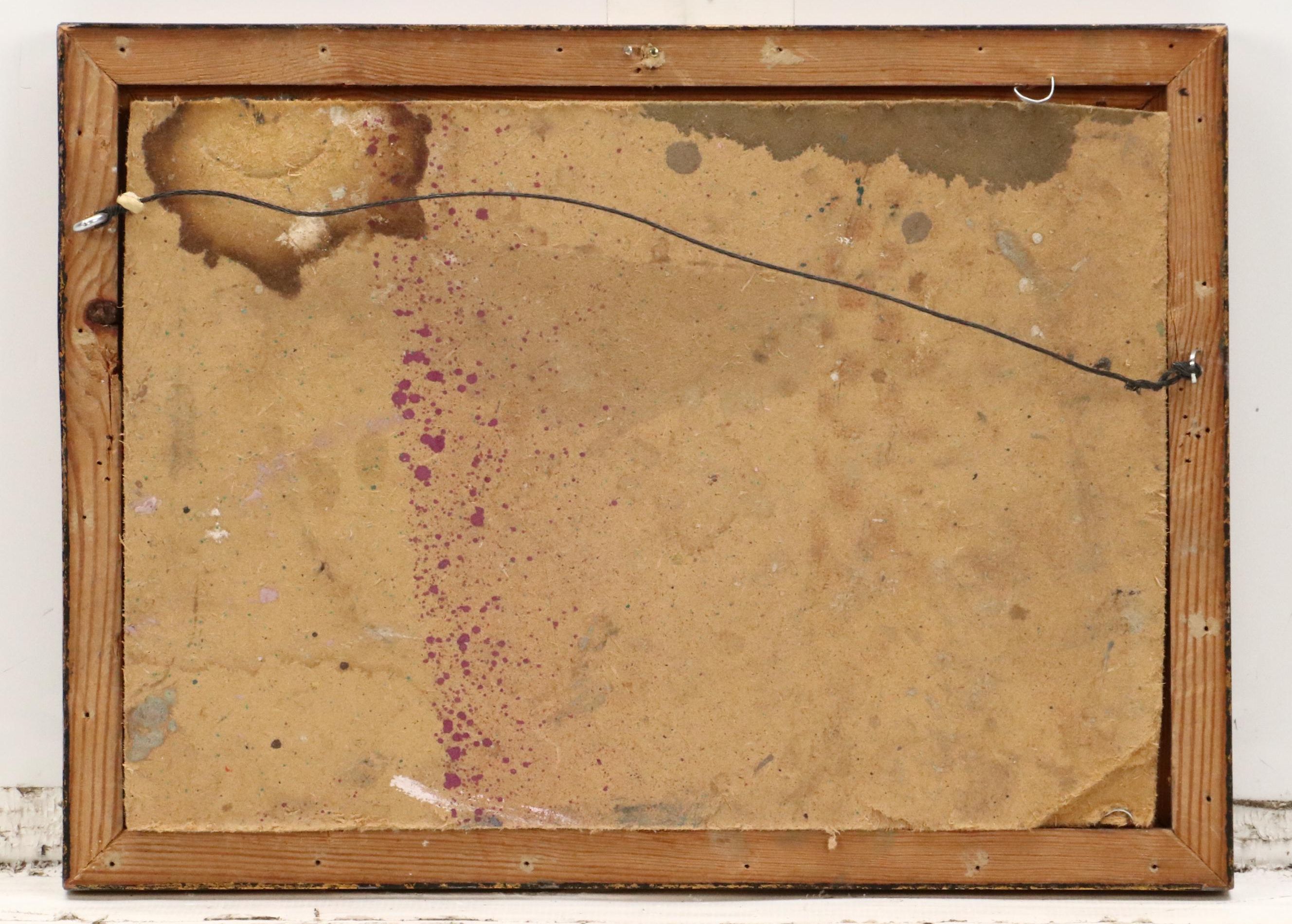 Dutch School Pastoral Scene With Windmill Oil Painting, Late 19th century