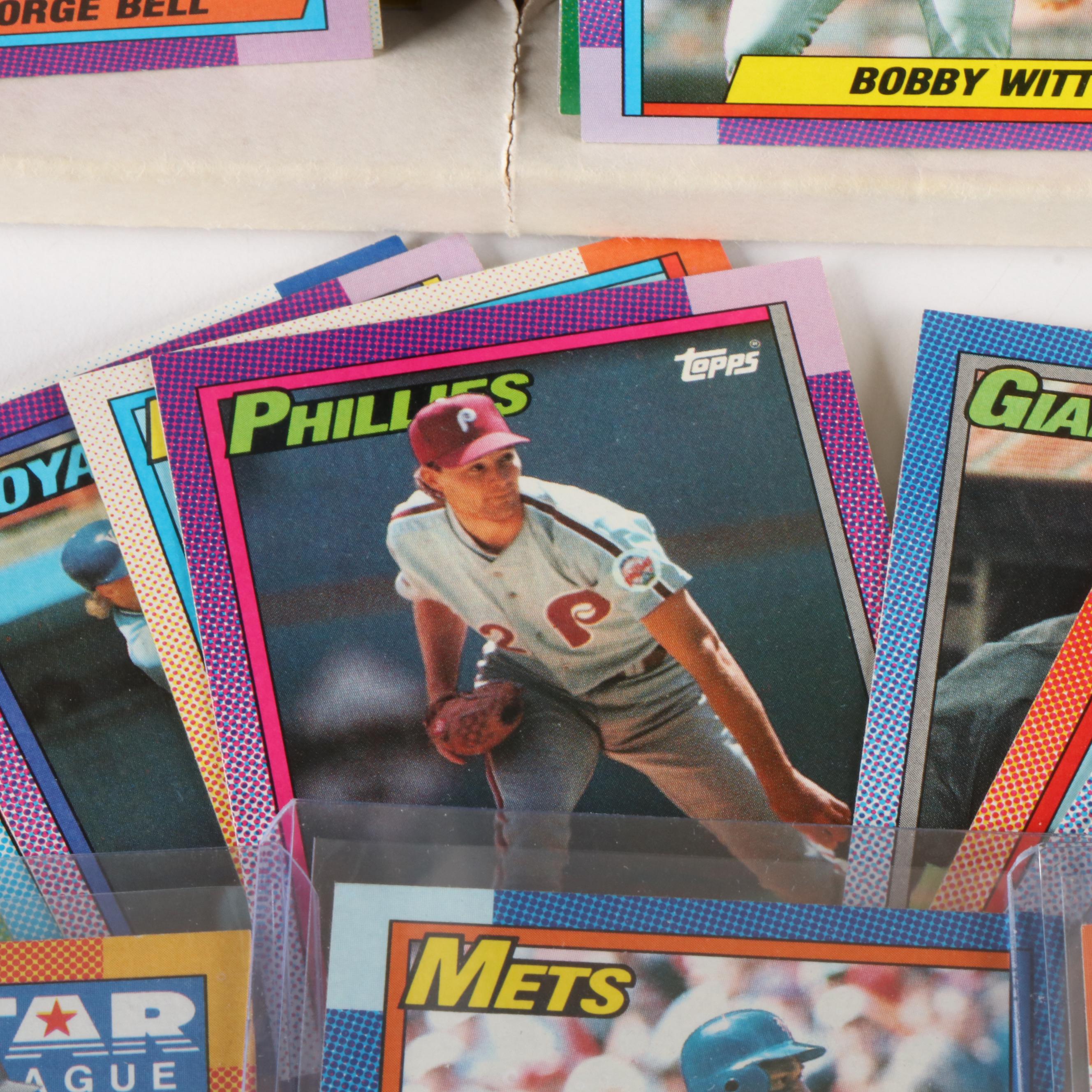 3,000 Mint Condition 1990 Topps Cello Box Case Baseball Cards