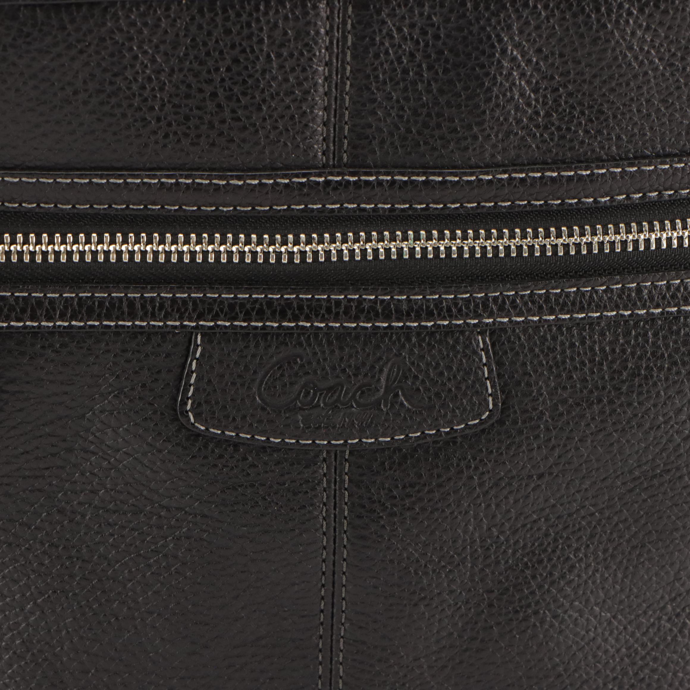 Coach Penelope Pebbled Leather Shoulder Tote, Legacy Zip-Around Crossbody