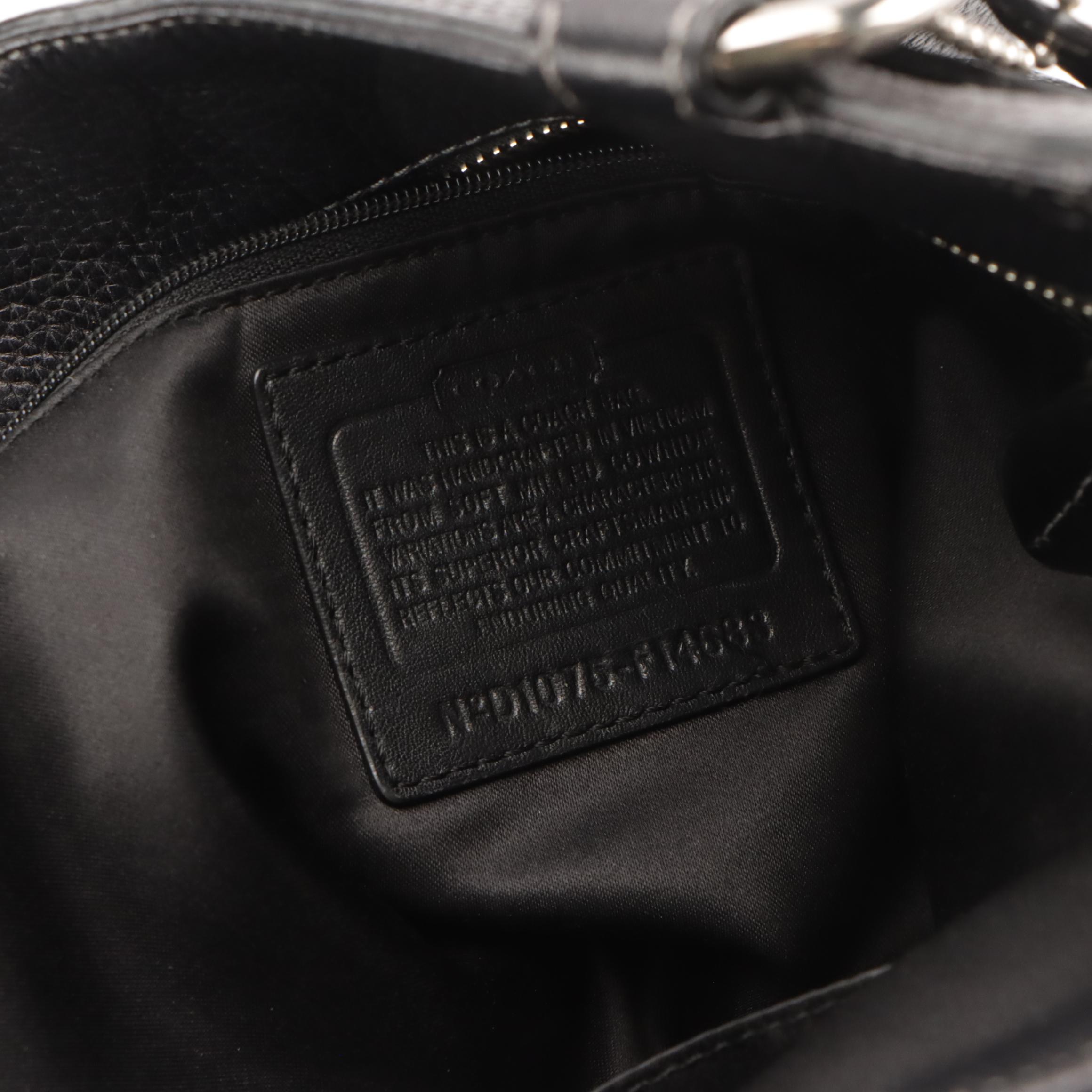 Coach Penelope Pebbled Leather Shoulder Tote, Legacy Zip-Around Crossbody