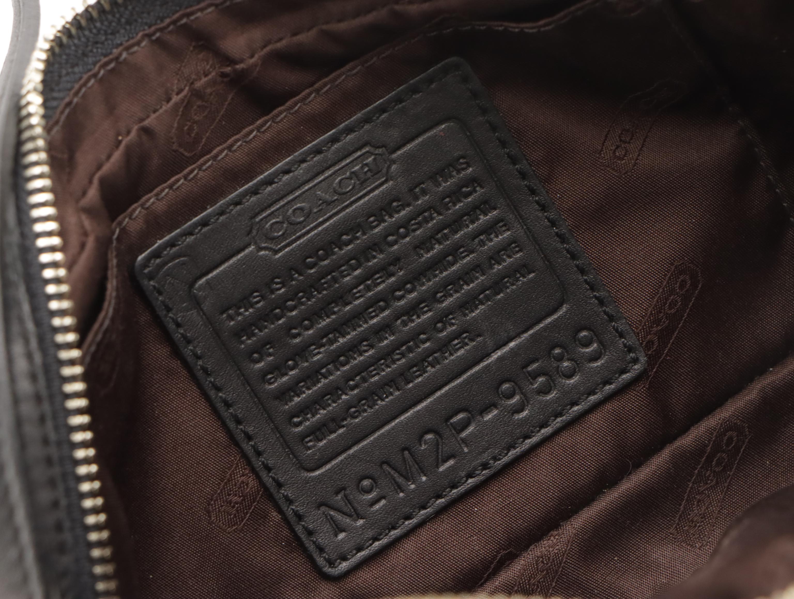 Coach Penelope Pebbled Leather Shoulder Tote, Legacy Zip-Around Crossbody