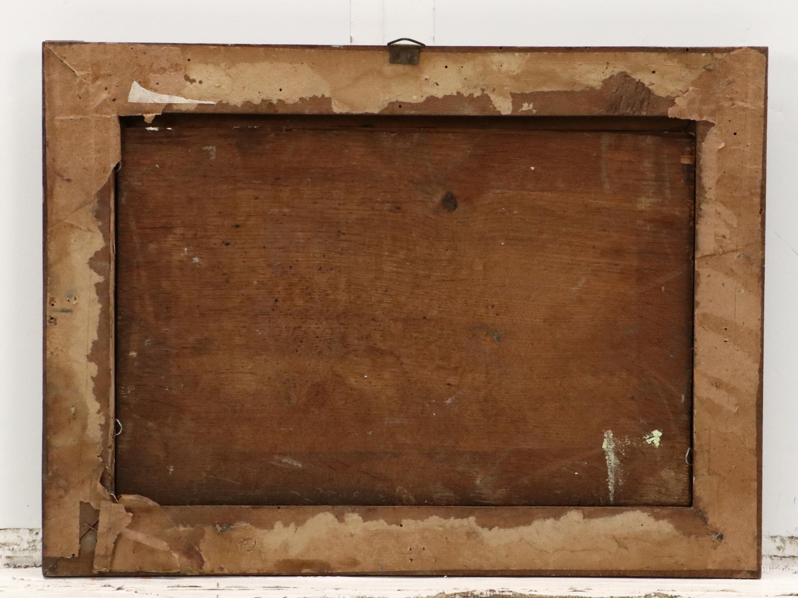 Dutch School Pastoral Landscape Oil Painting, Late 19th Century