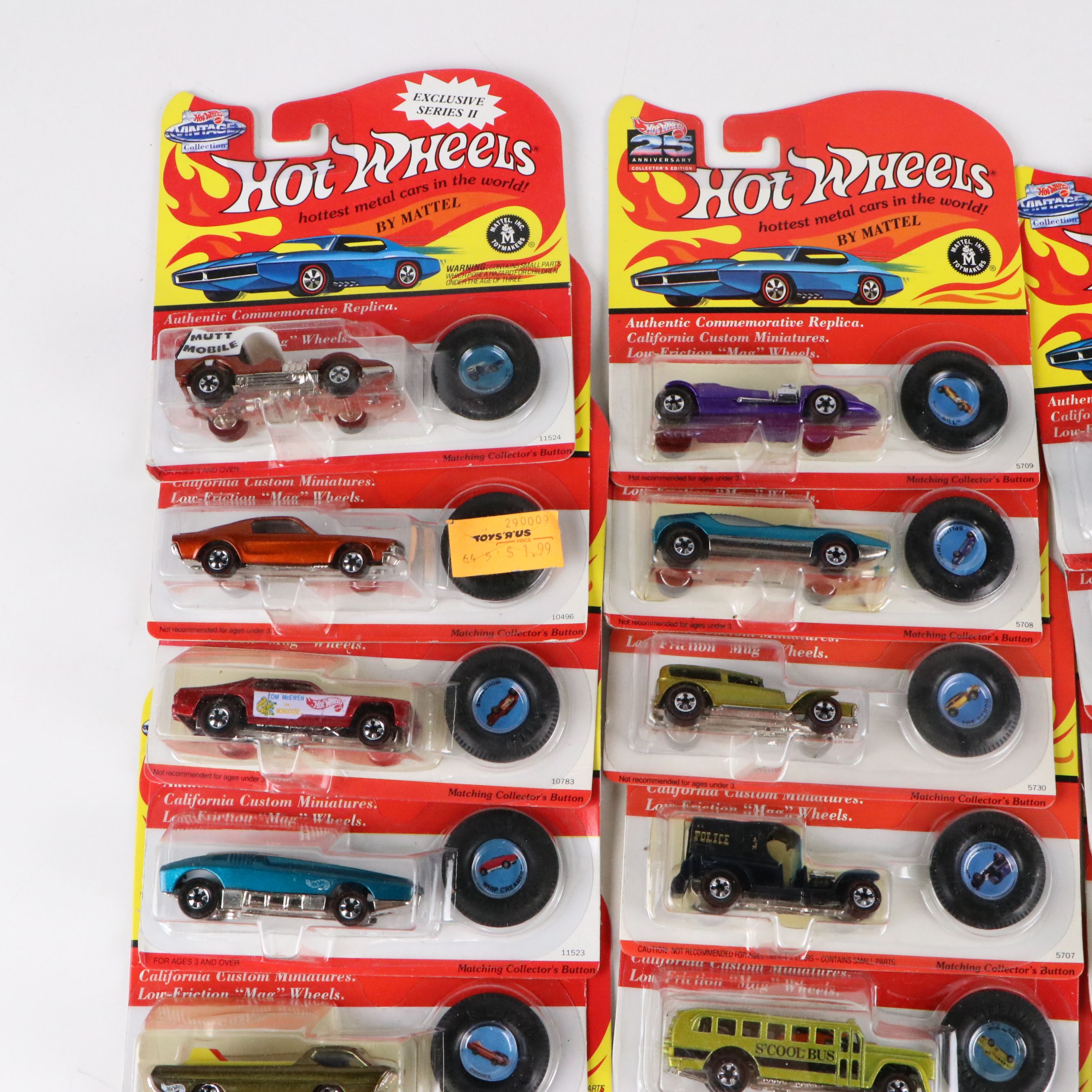 Hot Wheels "Beatnik Bandit," "Twin Mill" and More Toy Cars, 1992–1993