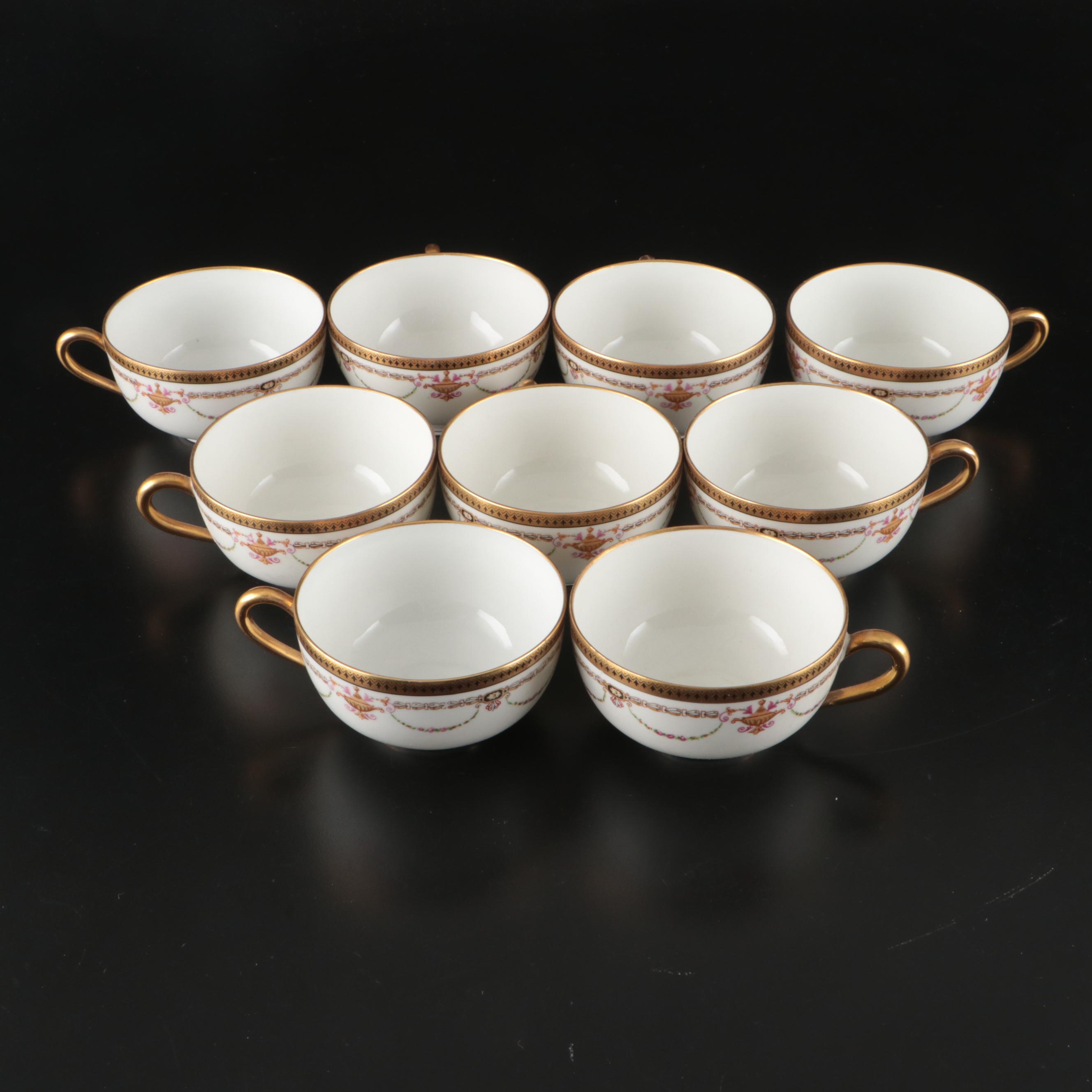 Blakeman & Henderson Gilt Porcelain Tureen with Wałbrzych and Other Dinnerware