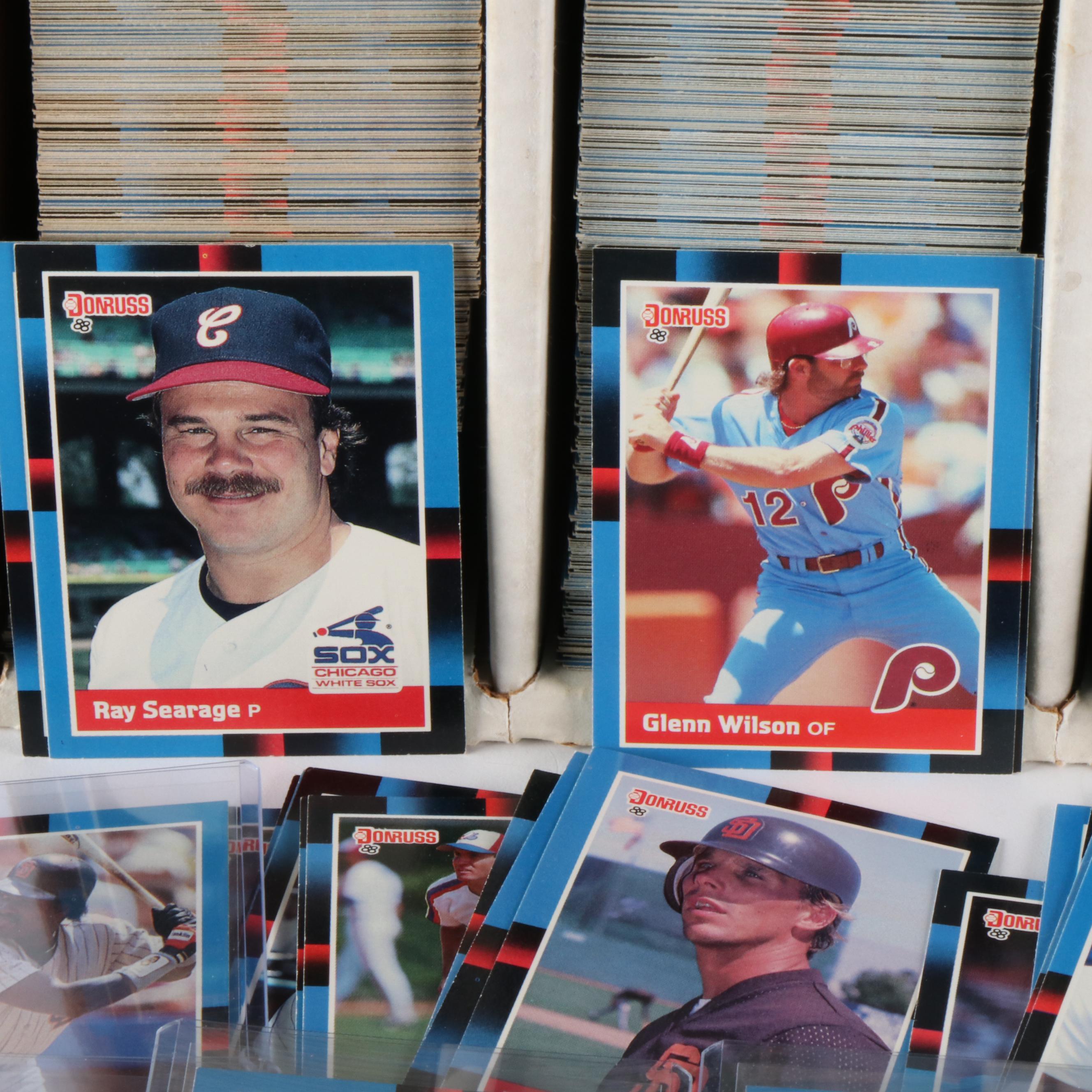 3,200 Mint Condition 1988 Donruss Cello Box Case Baseball Cards