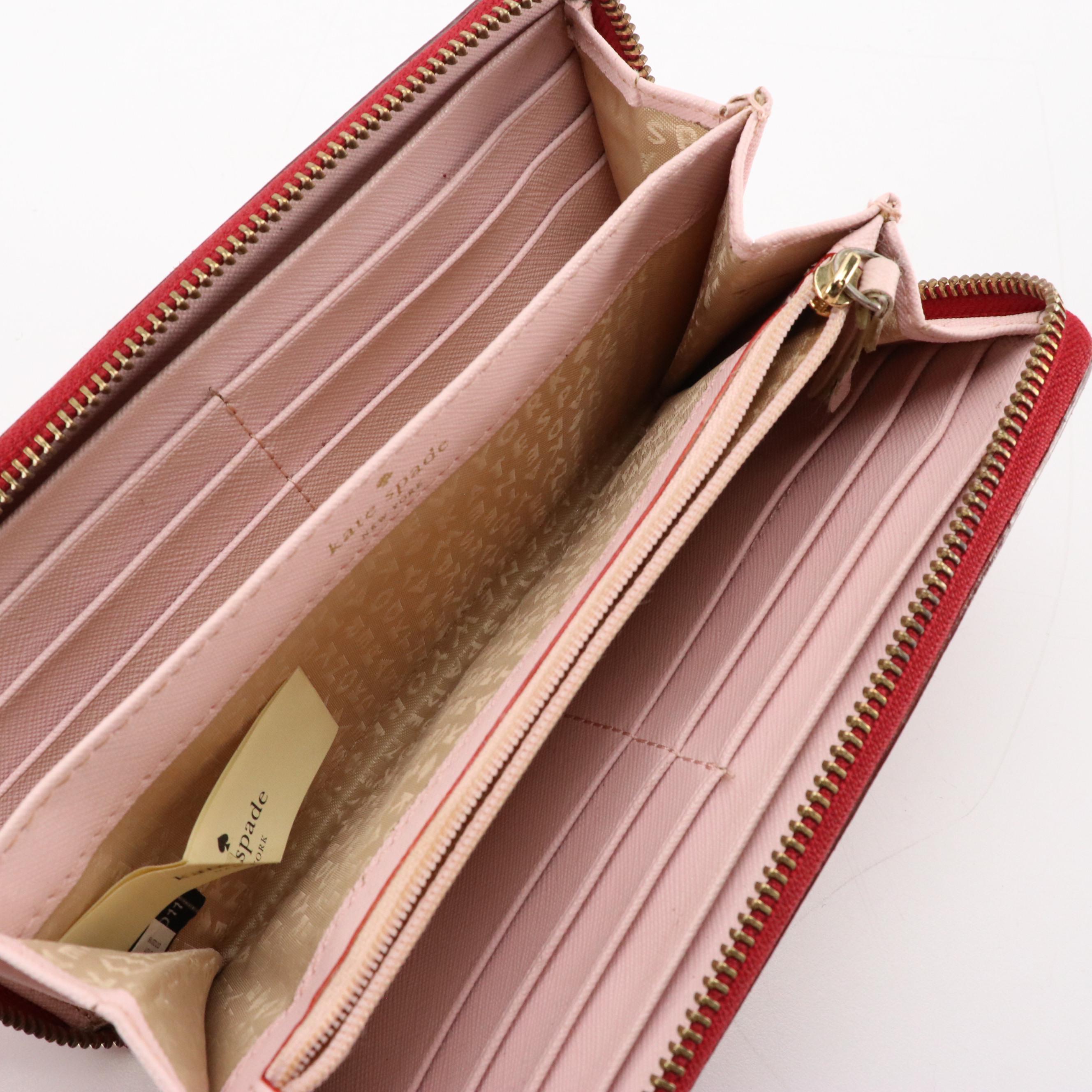 Radley London Agnes Street Bag in Croc Embossed Leather, Kate Spade Zip Wallet