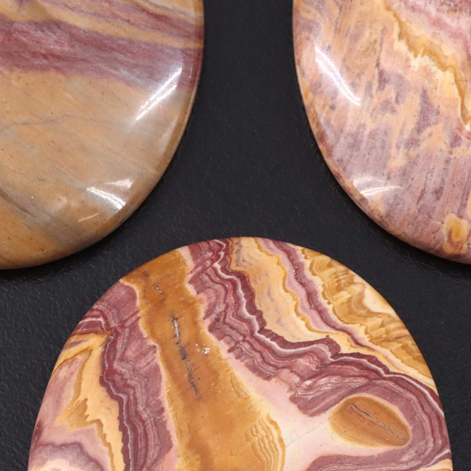 Loose Mookaite Cabochons