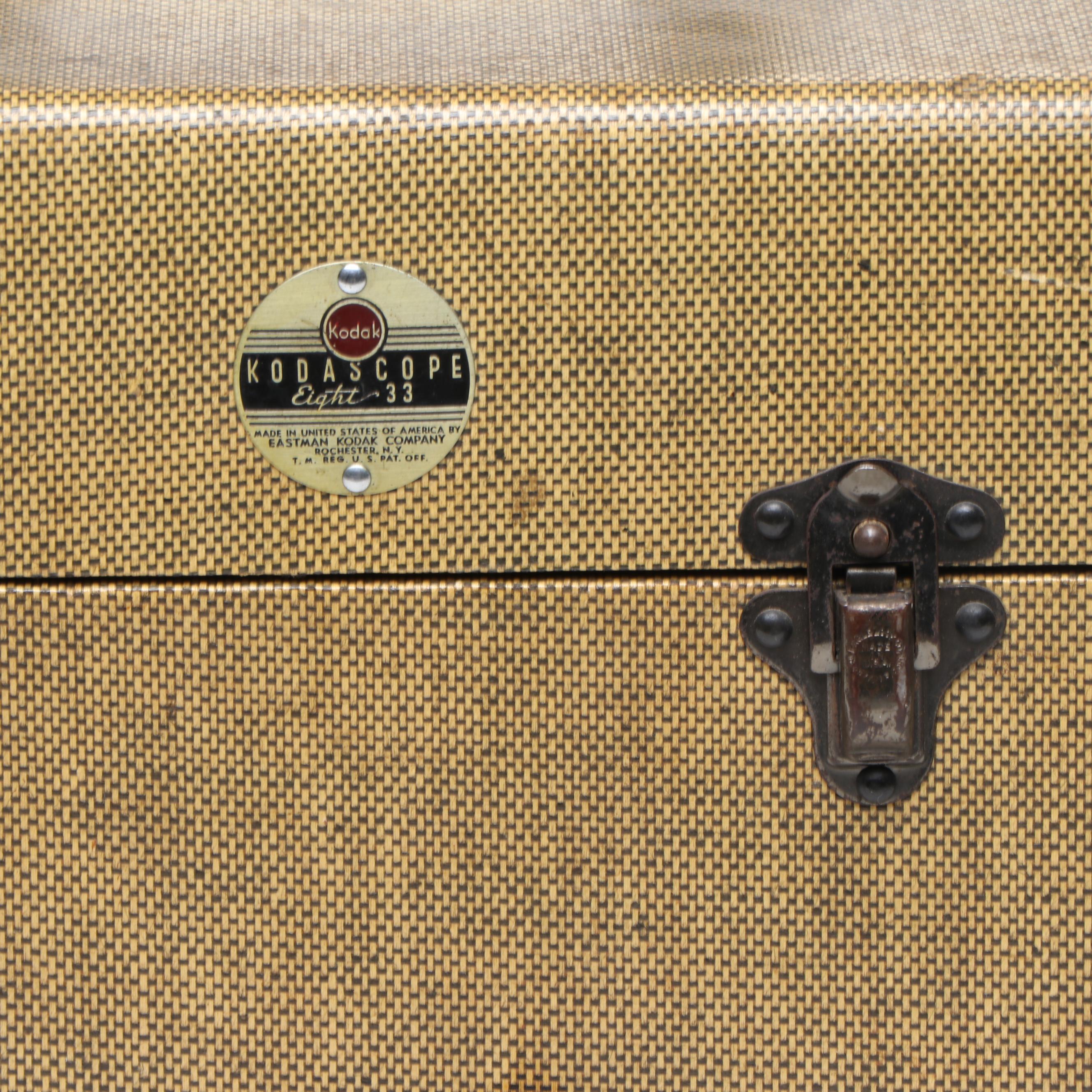 Eastman Kodak Co. Kodascope Eight 33 8mm Film Projector, Mid-20th Century