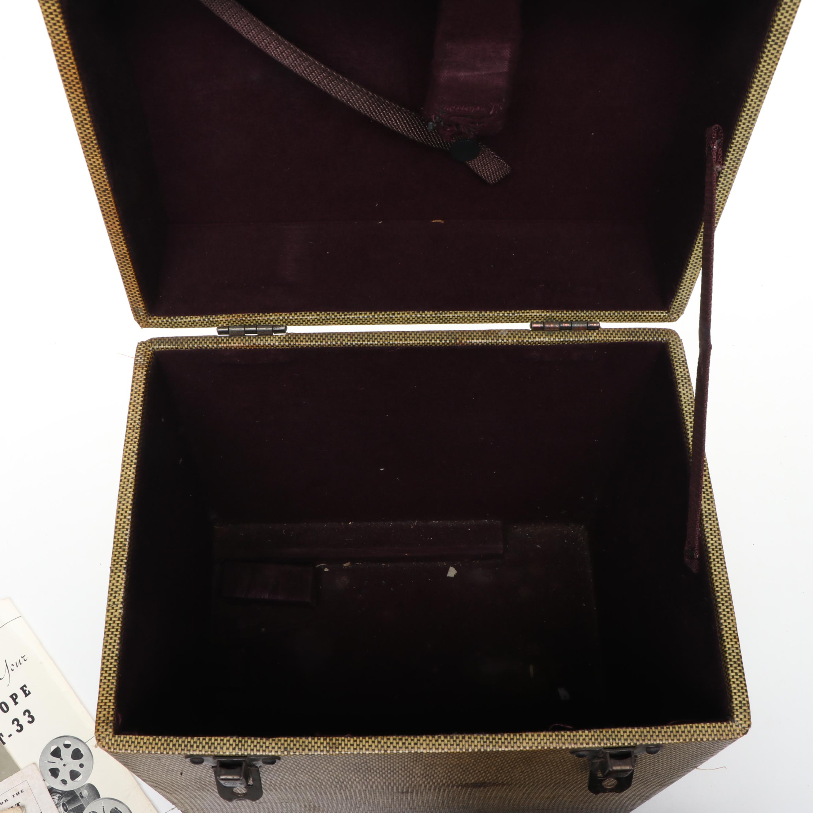 Eastman Kodak Co. Kodascope Eight 33 8mm Film Projector, Mid-20th Century