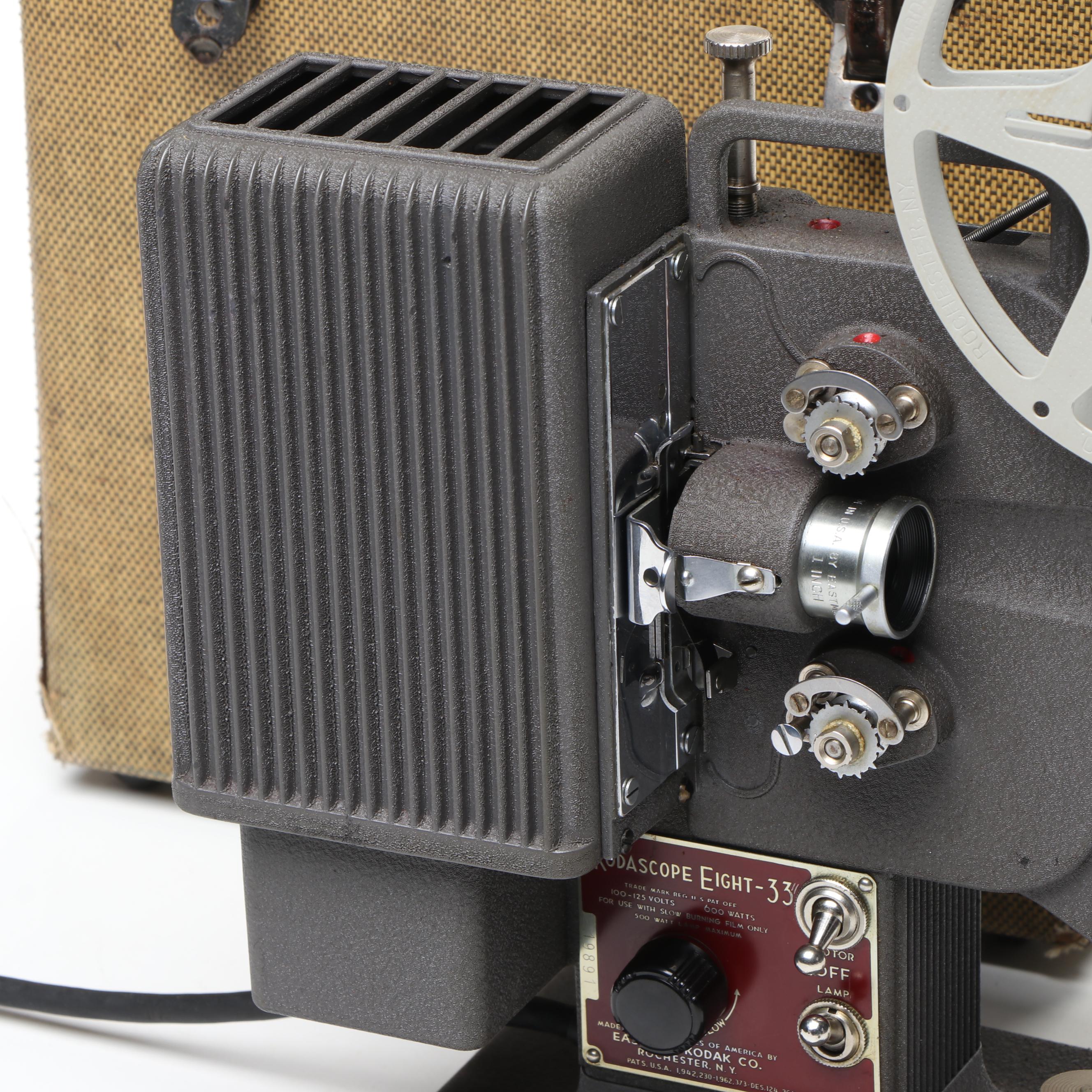 Eastman Kodak Co. Kodascope Eight 33 8mm Film Projector, Mid-20th Century