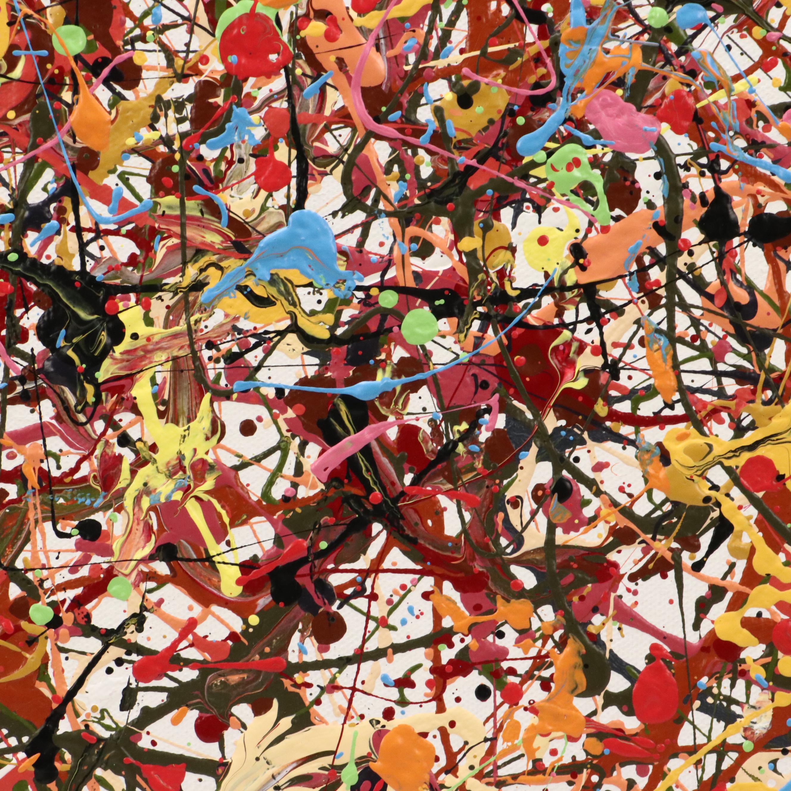 Michael Karr Abstract Expressionist Acrylic Painting, 2024