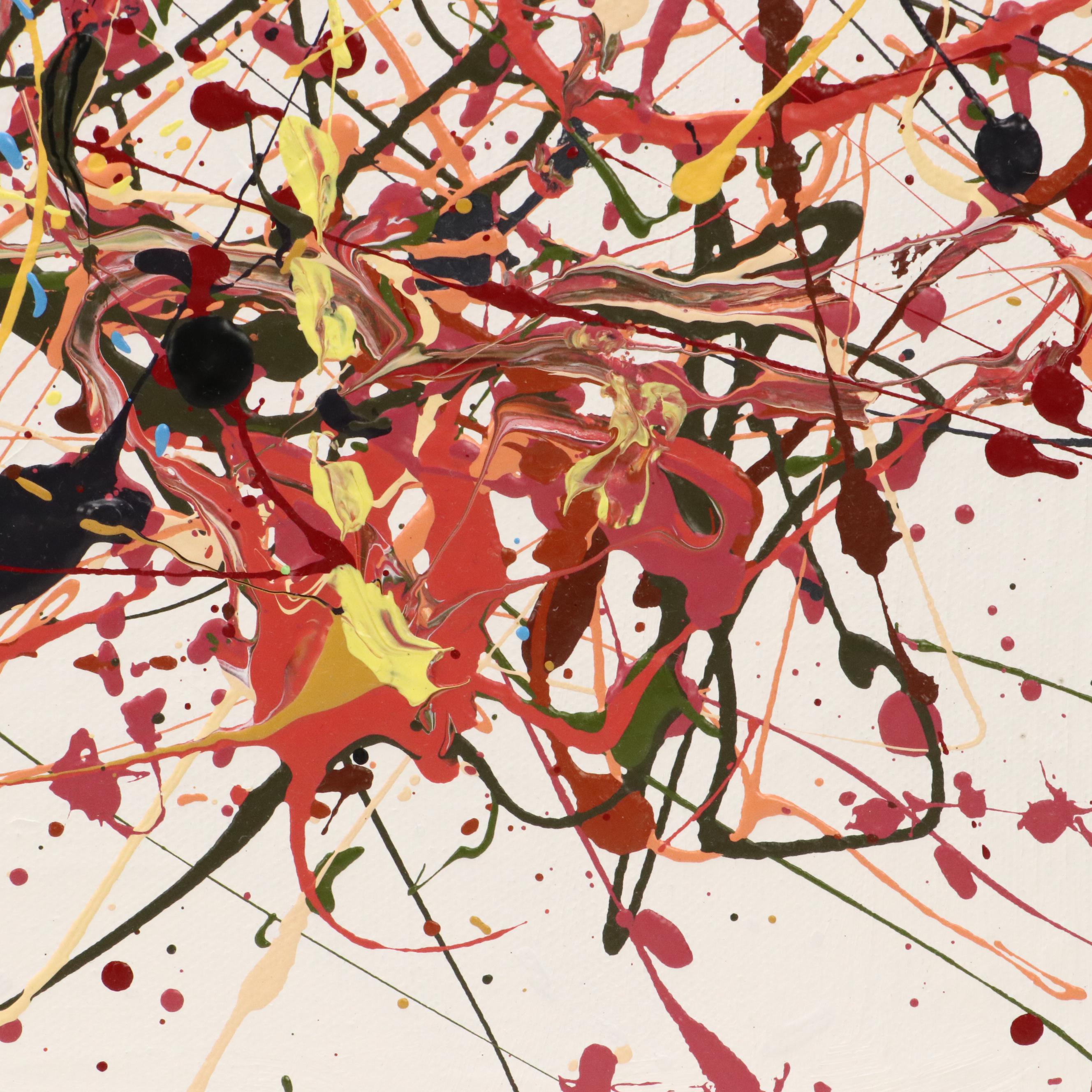 Michael Karr Abstract Expressionist Acrylic Painting, 2024