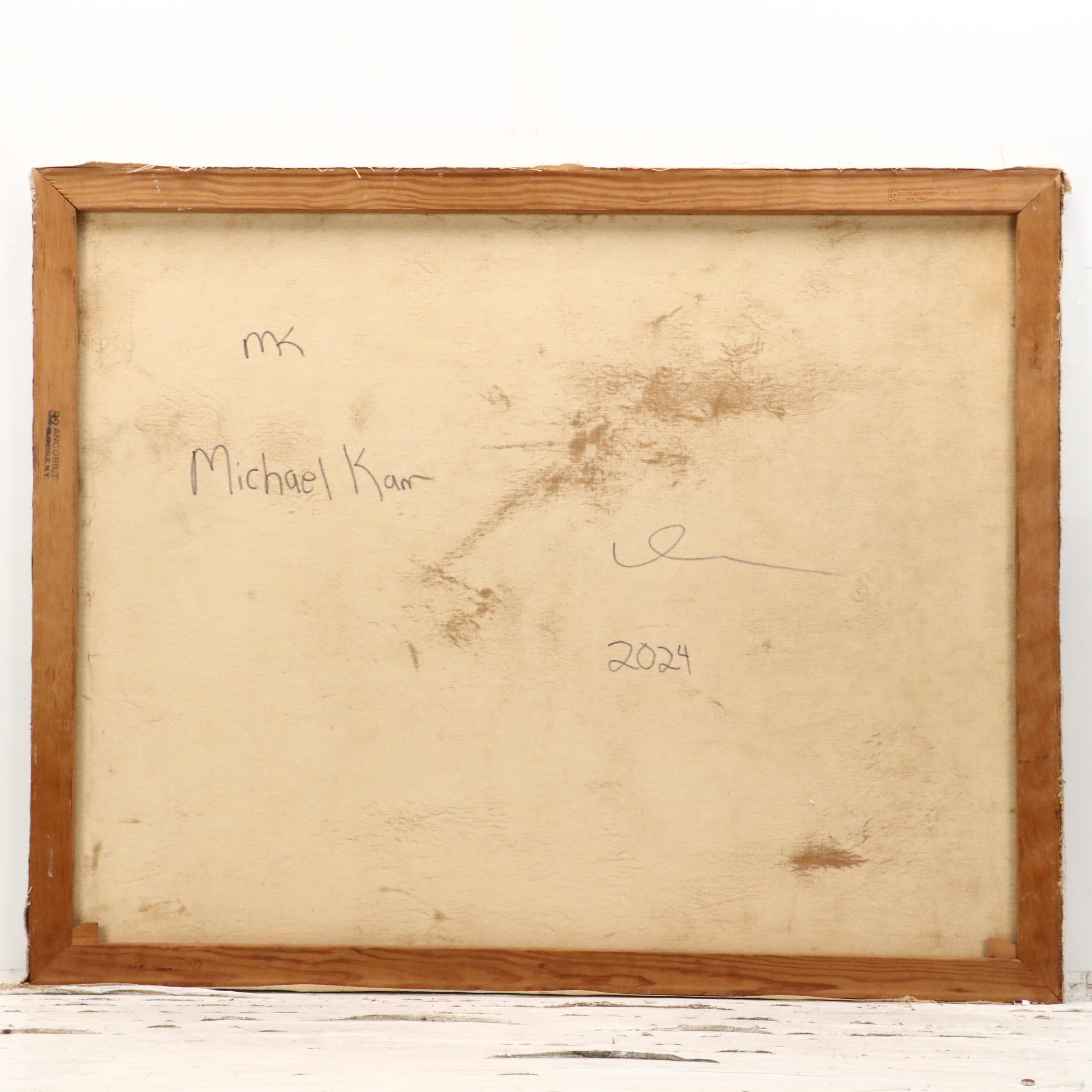 Michael Karr Abstract Expressionist Acrylic Painting, 2024