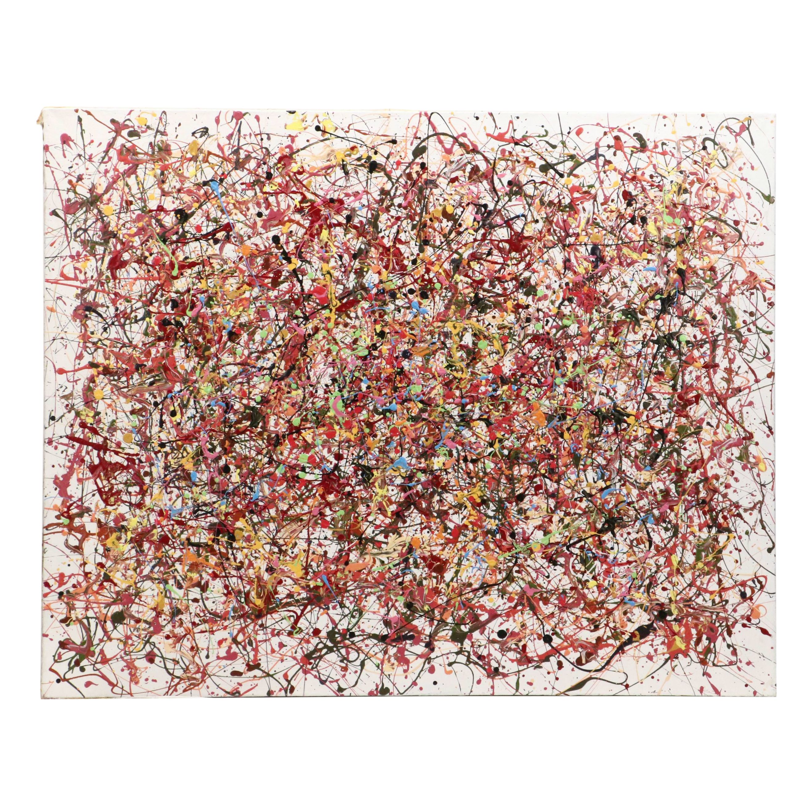 Michael Karr Abstract Expressionist Acrylic Painting, 2024