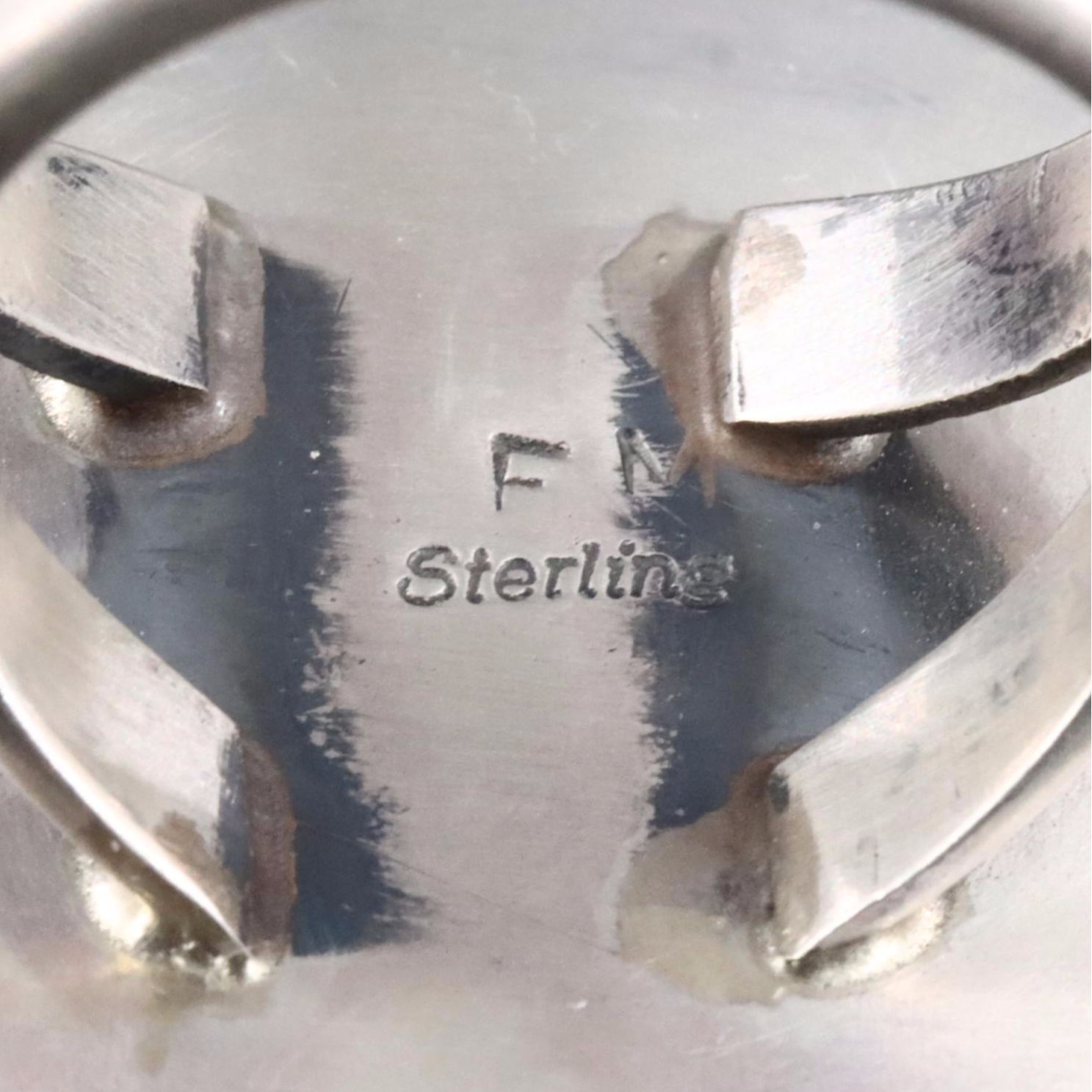 Southwestern Sterling Coral, Black Onyx and Turquoise Ladybug Ring