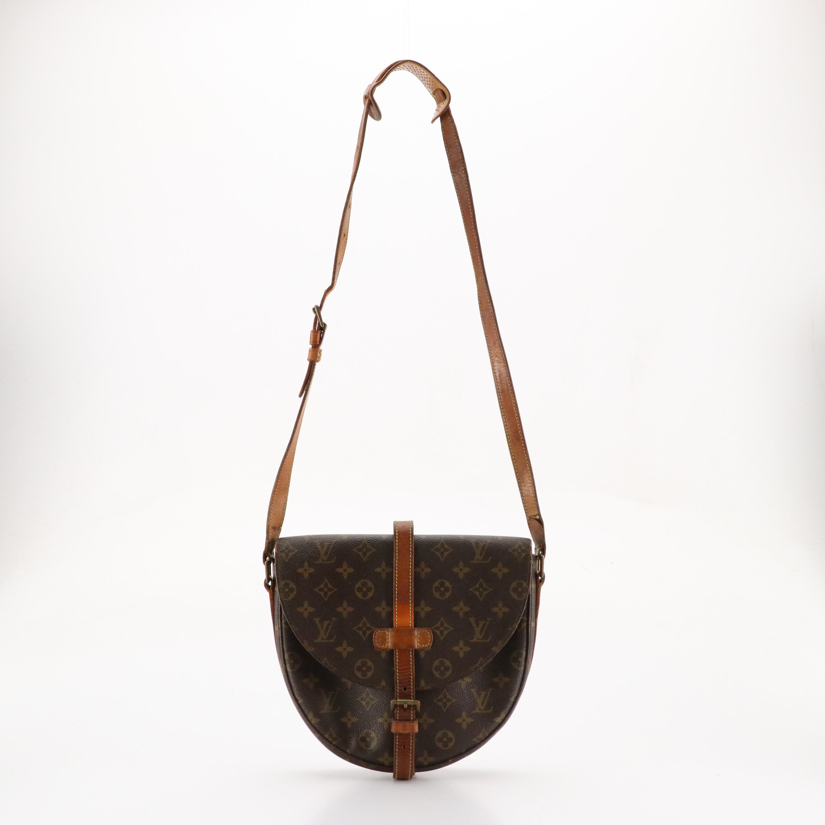 Louis Vuitton Chantilly GM Bag in Monogram Canvas and Vachetta Leather