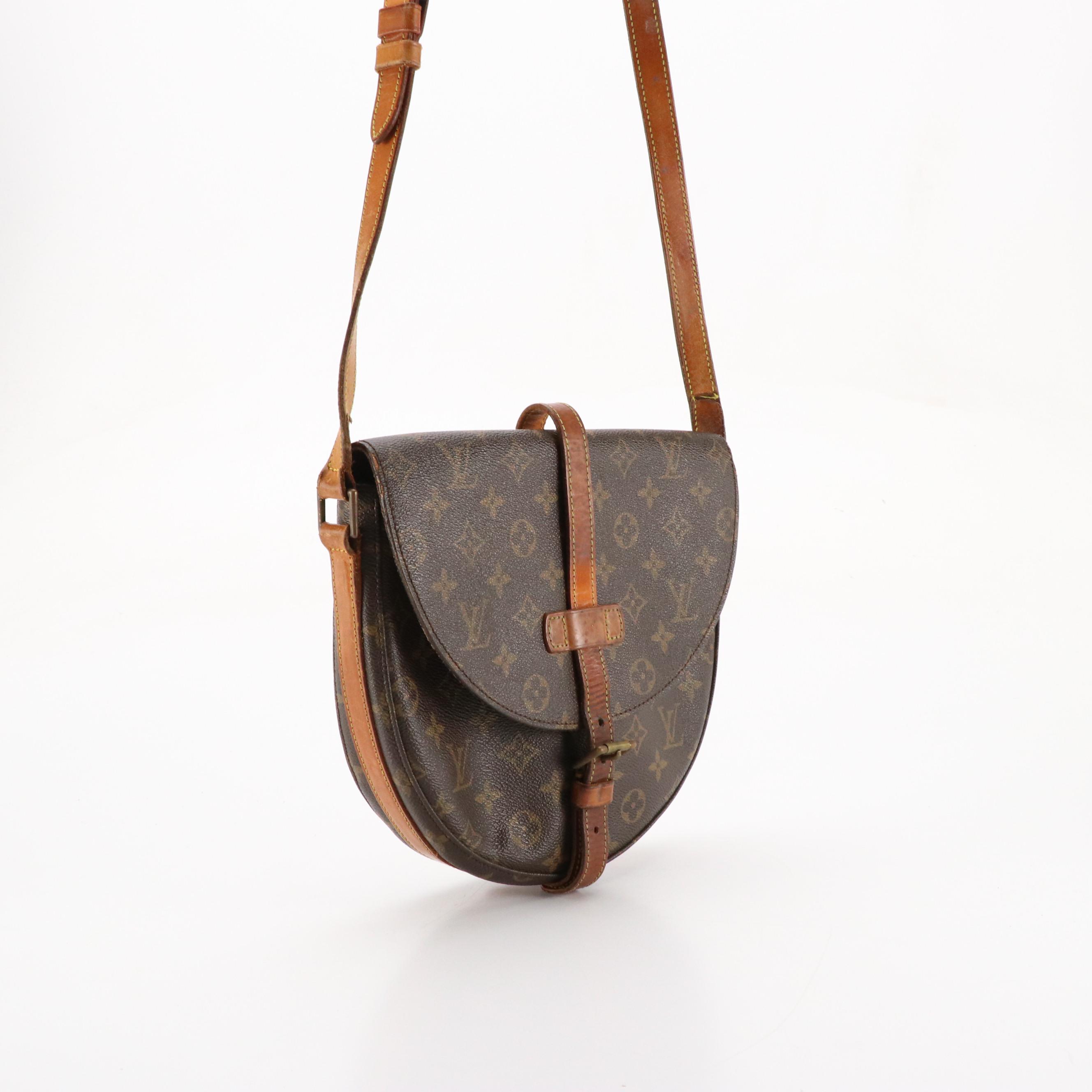 Louis Vuitton Chantilly GM Bag in Monogram Canvas and Vachetta Leather