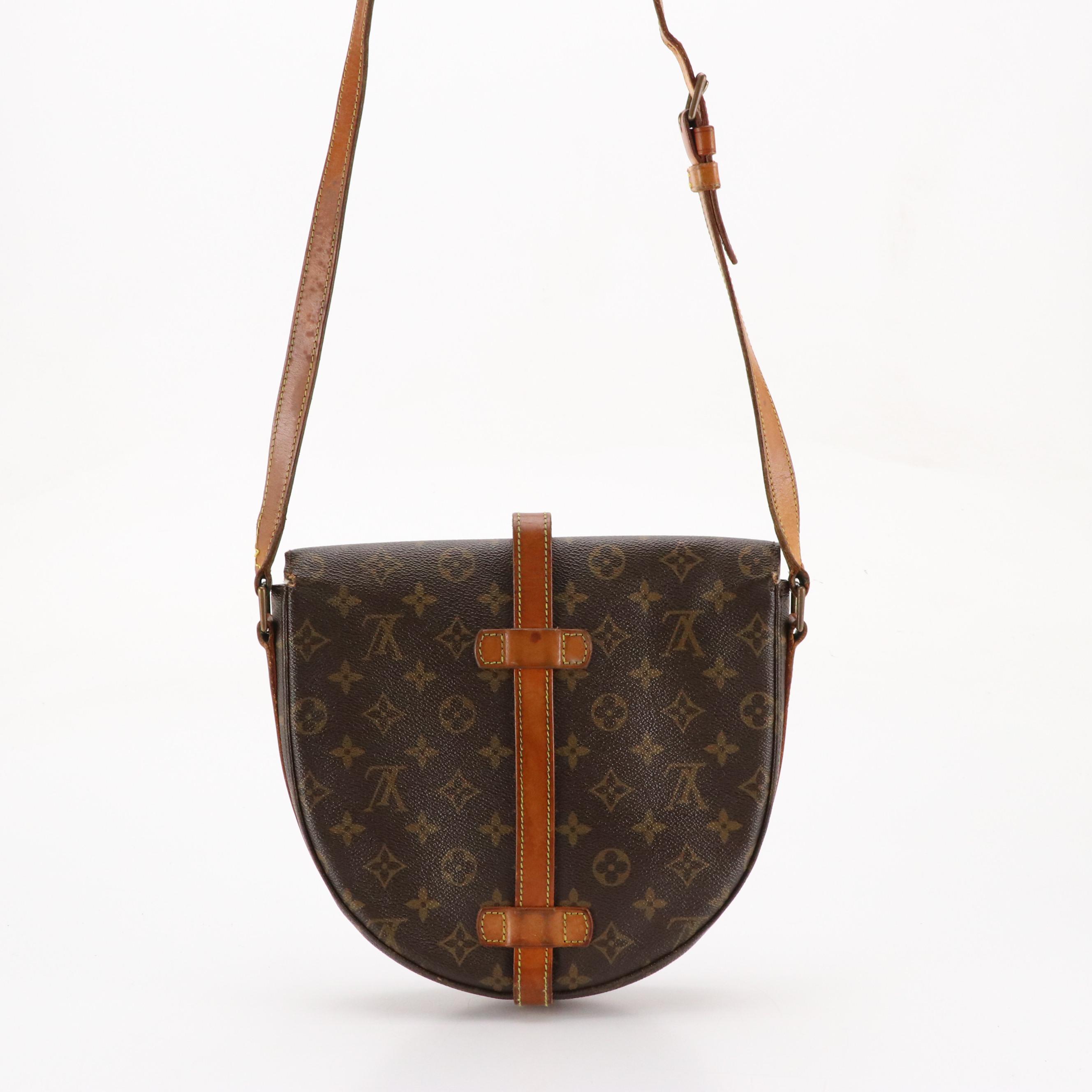 Louis Vuitton Chantilly GM Bag in Monogram Canvas and Vachetta Leather