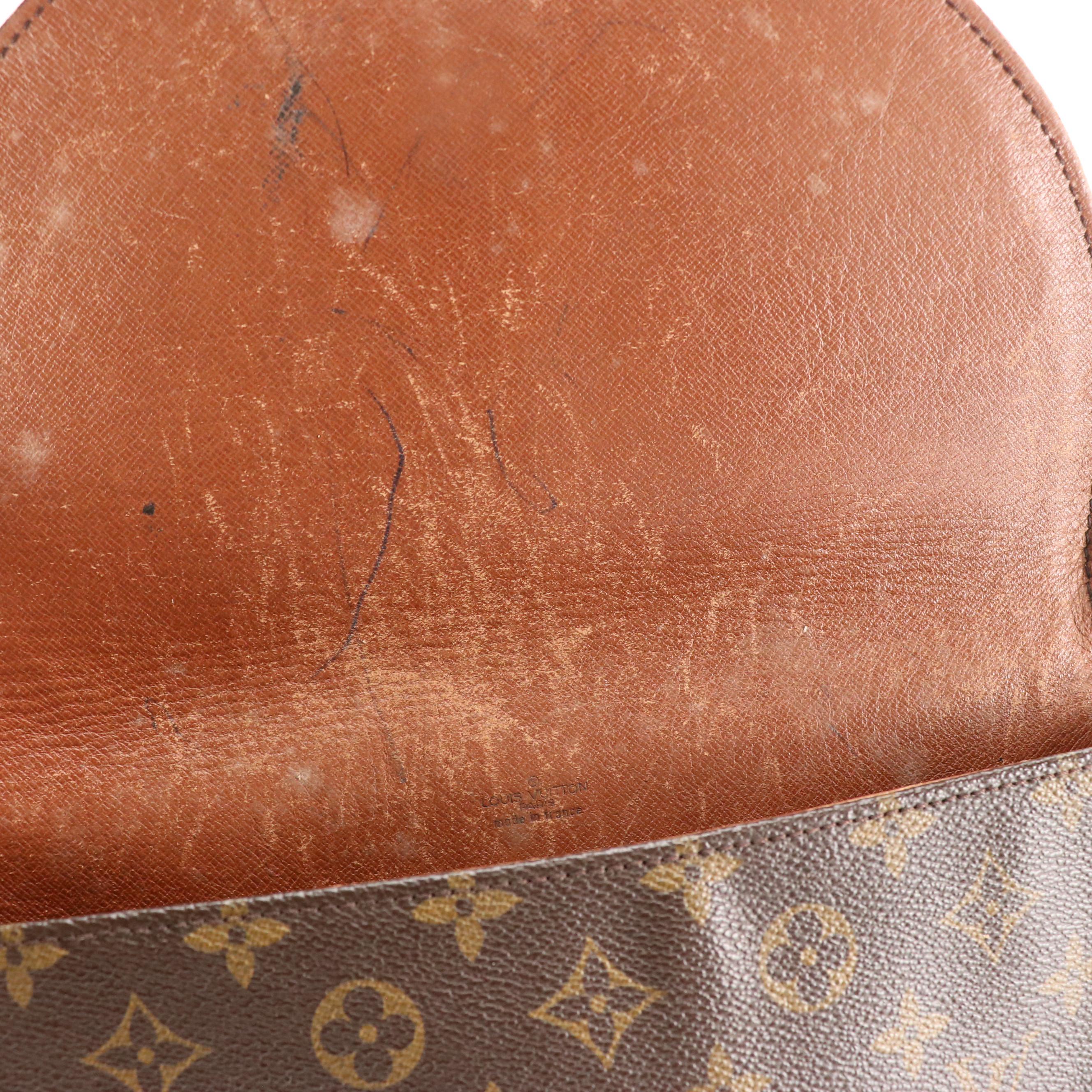 Louis Vuitton Chantilly GM Bag in Monogram Canvas and Vachetta Leather