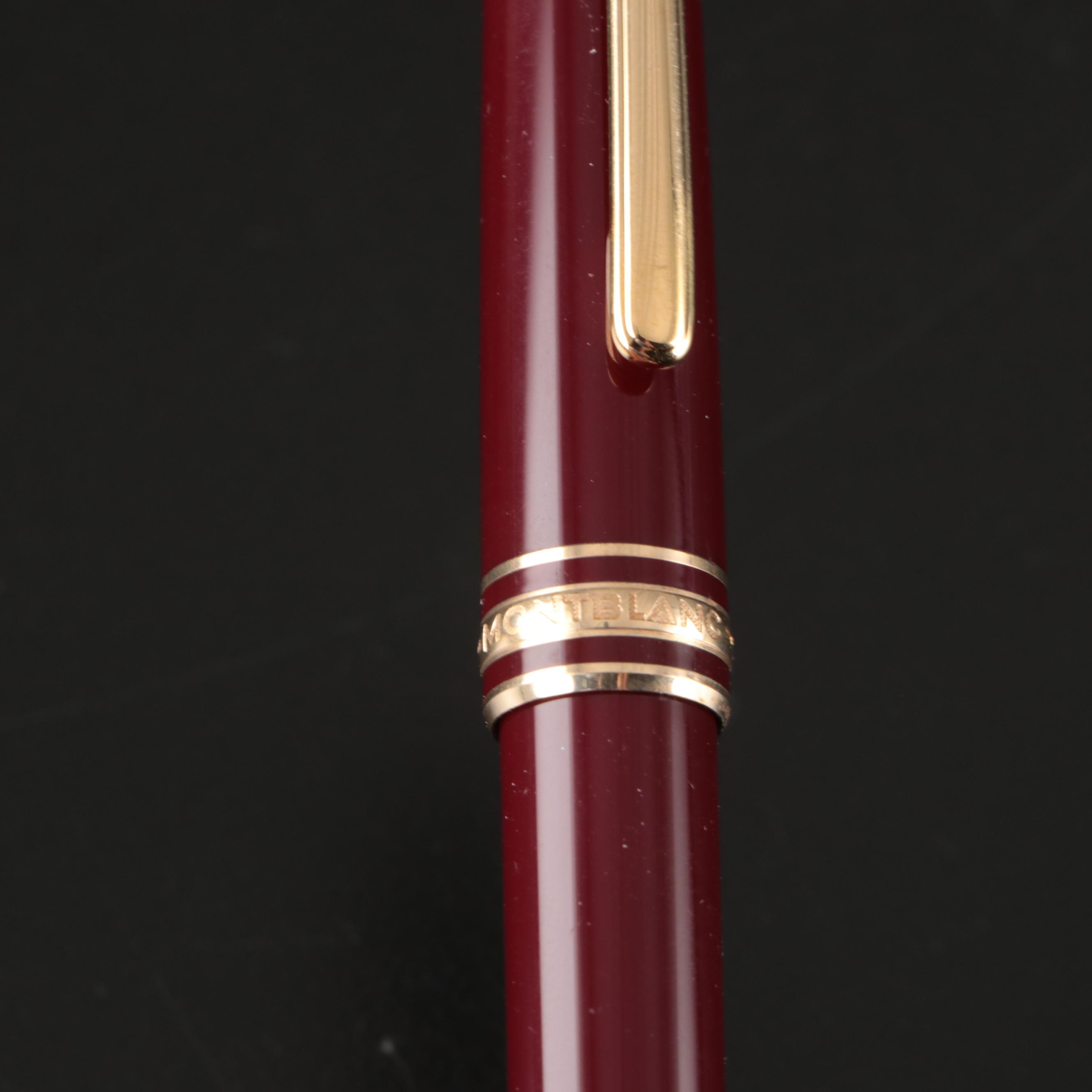 Montblanc Meisterstück Burgundy Ballpoint Pen