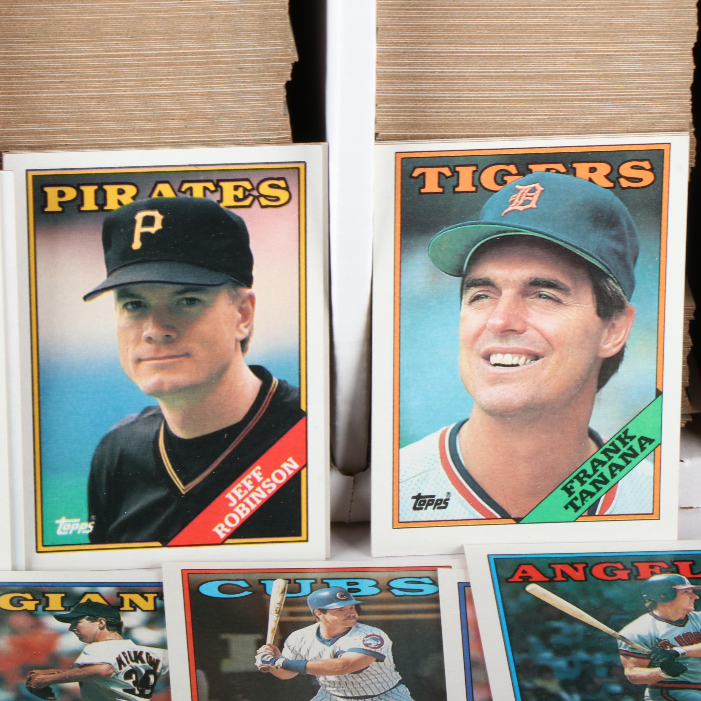 5,000 Mint Condition 1988 Topps Cut Card Storage Vending Case Baseball Cards