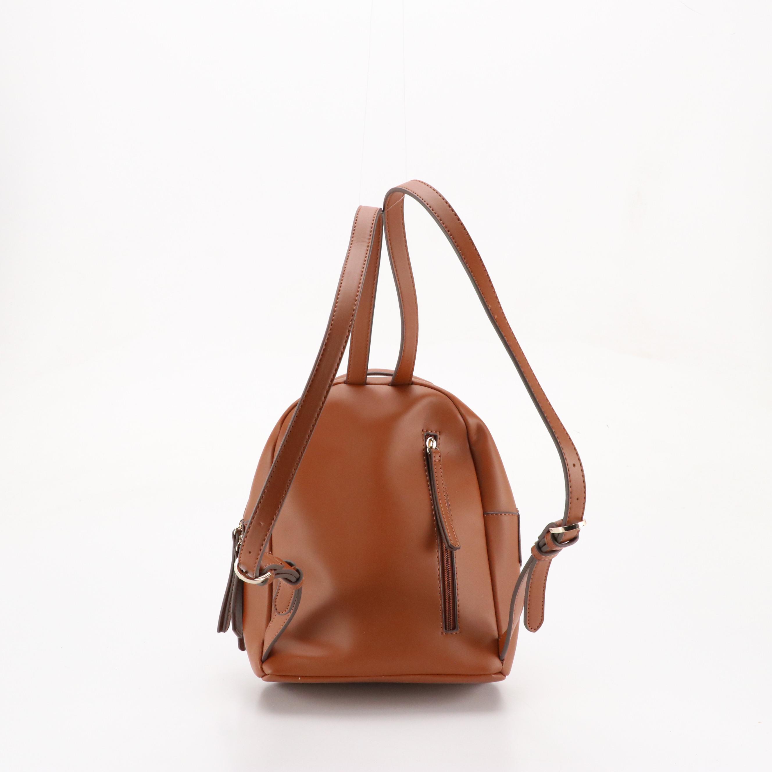 Fiorelli Mini Backpack in Caramel Brown Leather and Skagen Hobo Shoulder Bag