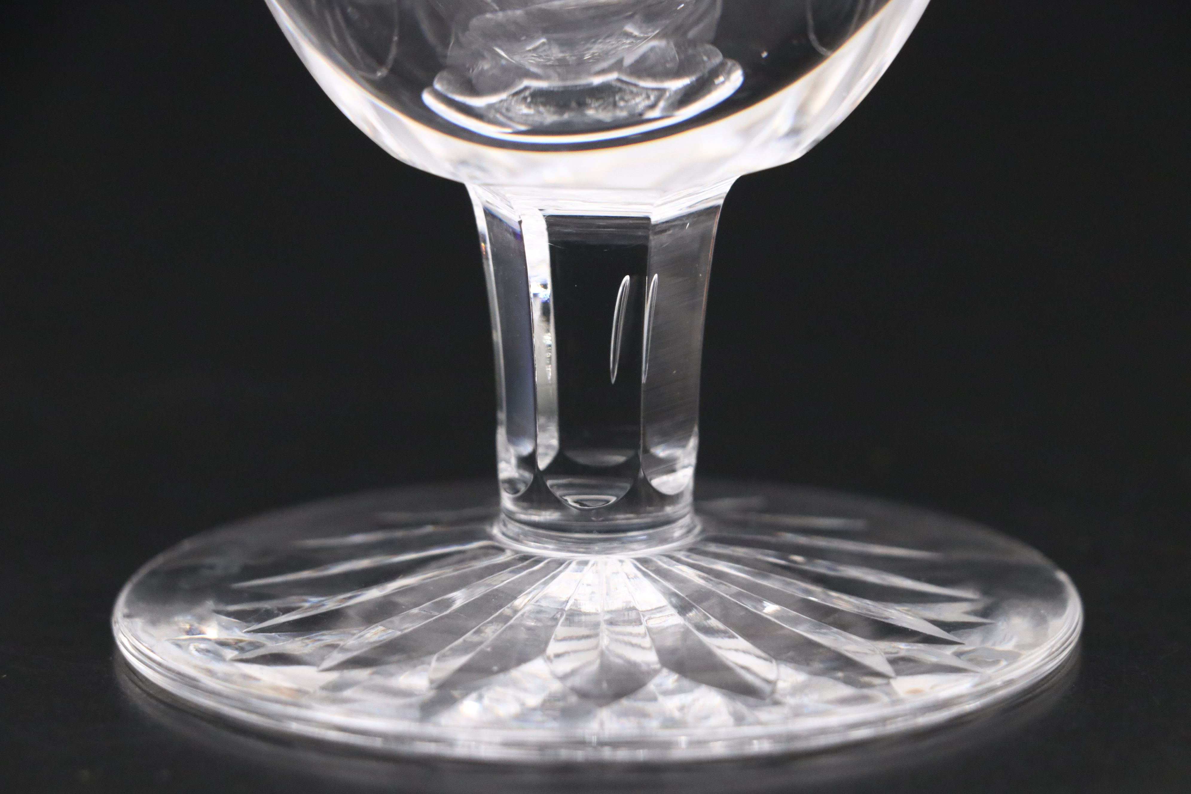 Waterford "Maeve" Cut Crystal Stemmed Iced Tea Glasses