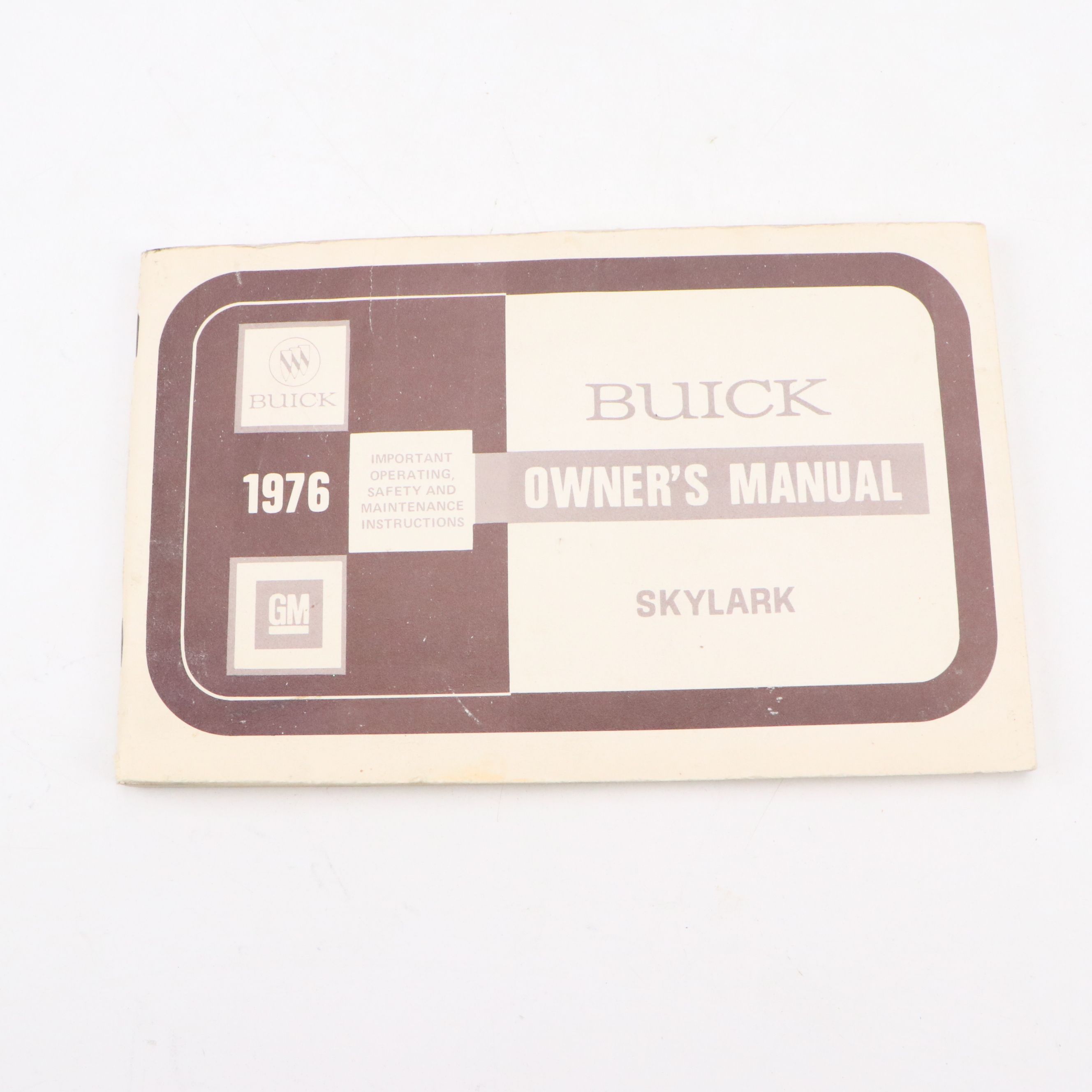 1937 Oldsmobile Six and Chevrolet Catalogs with 1976 Buick Skylark Manual