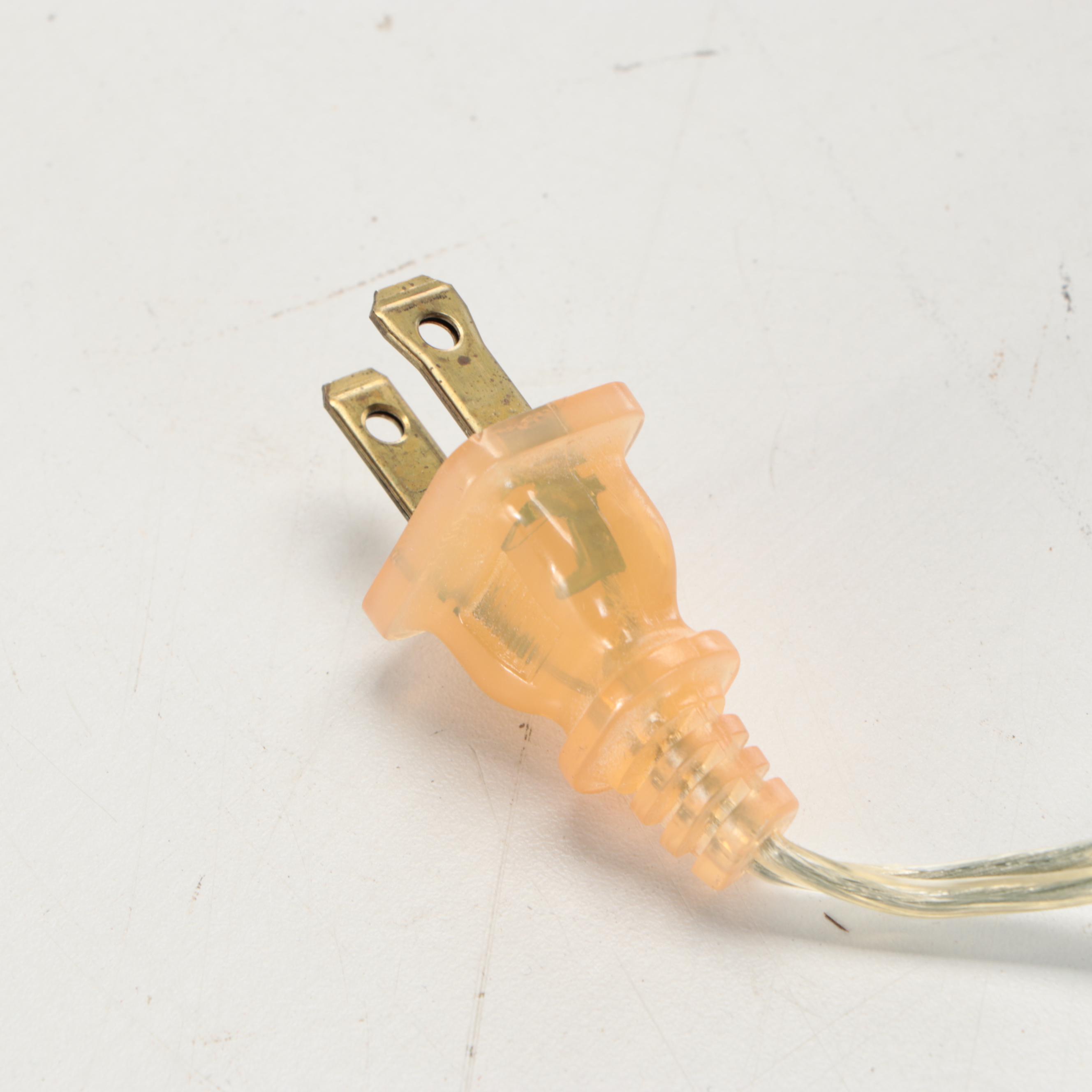 Pair of Chinese Porcelain Meiping Plum Vase Table Lamps