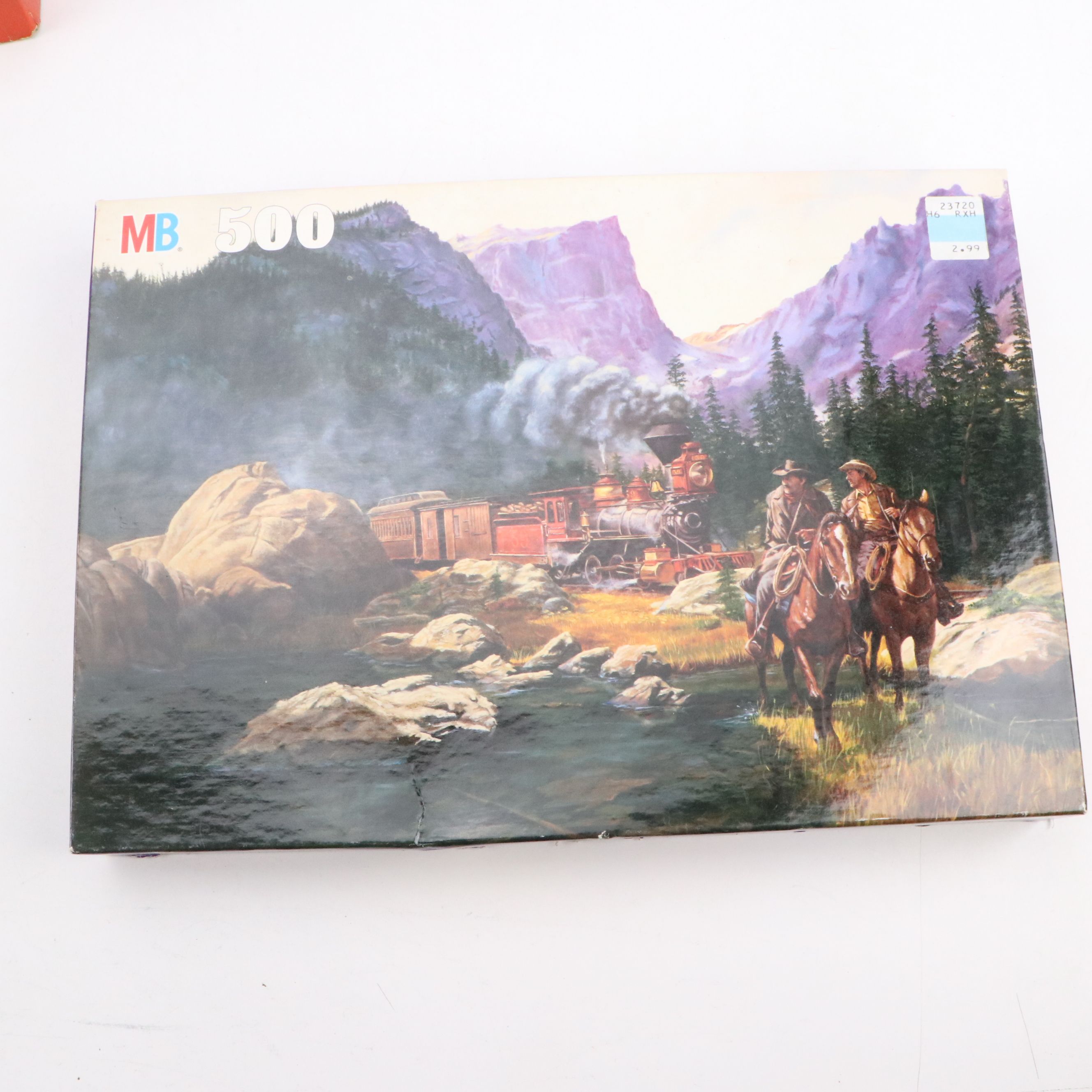 Milton Bradley "Frontier Days" with Other Western Puzzles