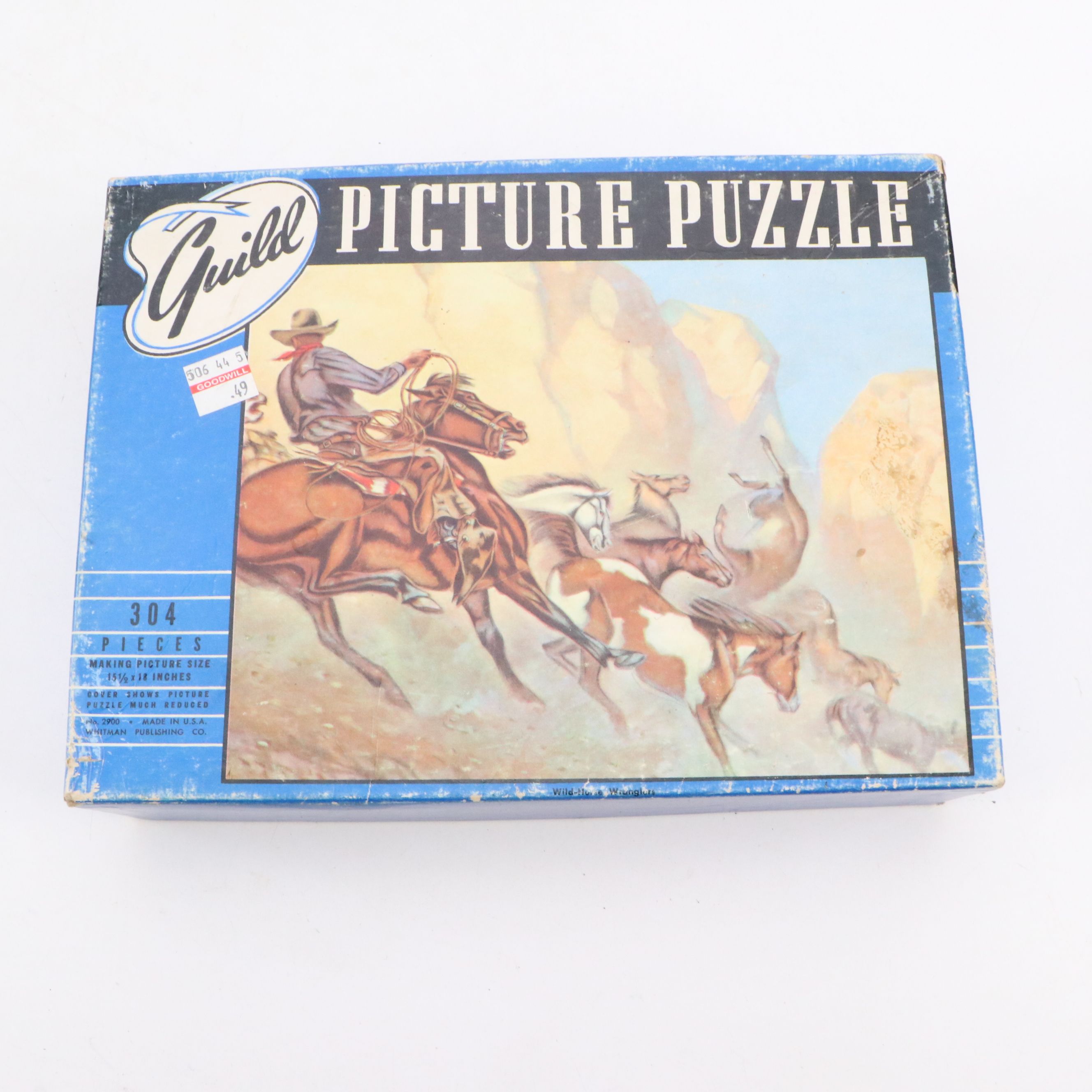Milton Bradley "Frontier Days" with Other Western Puzzles