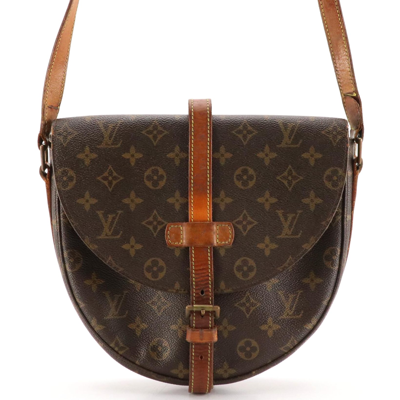 Louis Vuitton Chantilly GM Bag in Monogram Canvas and Vachetta Leather