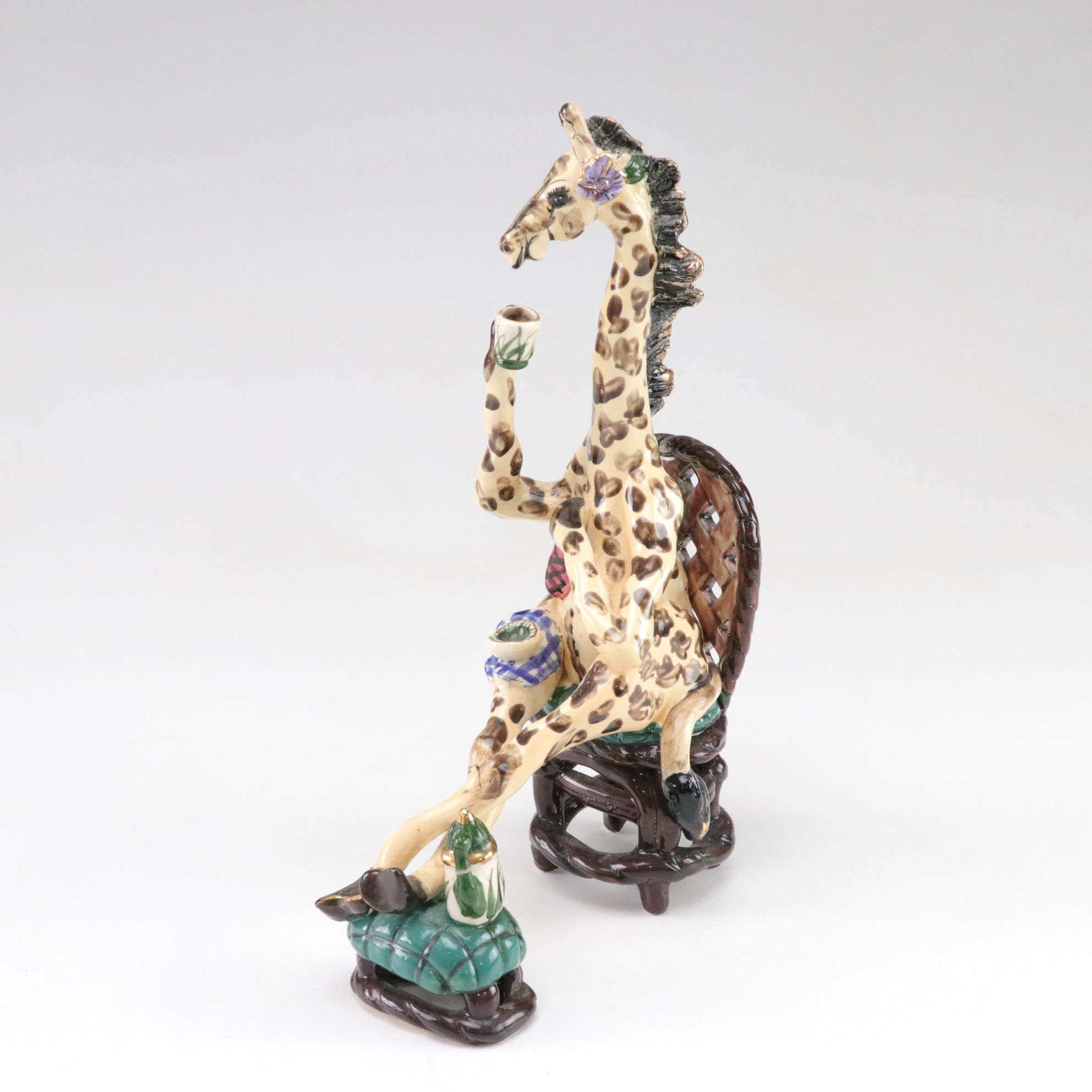 Heather Goldmine Giraffe Figurine for Blue Sky Clayworks and Hand-Crafted Figure