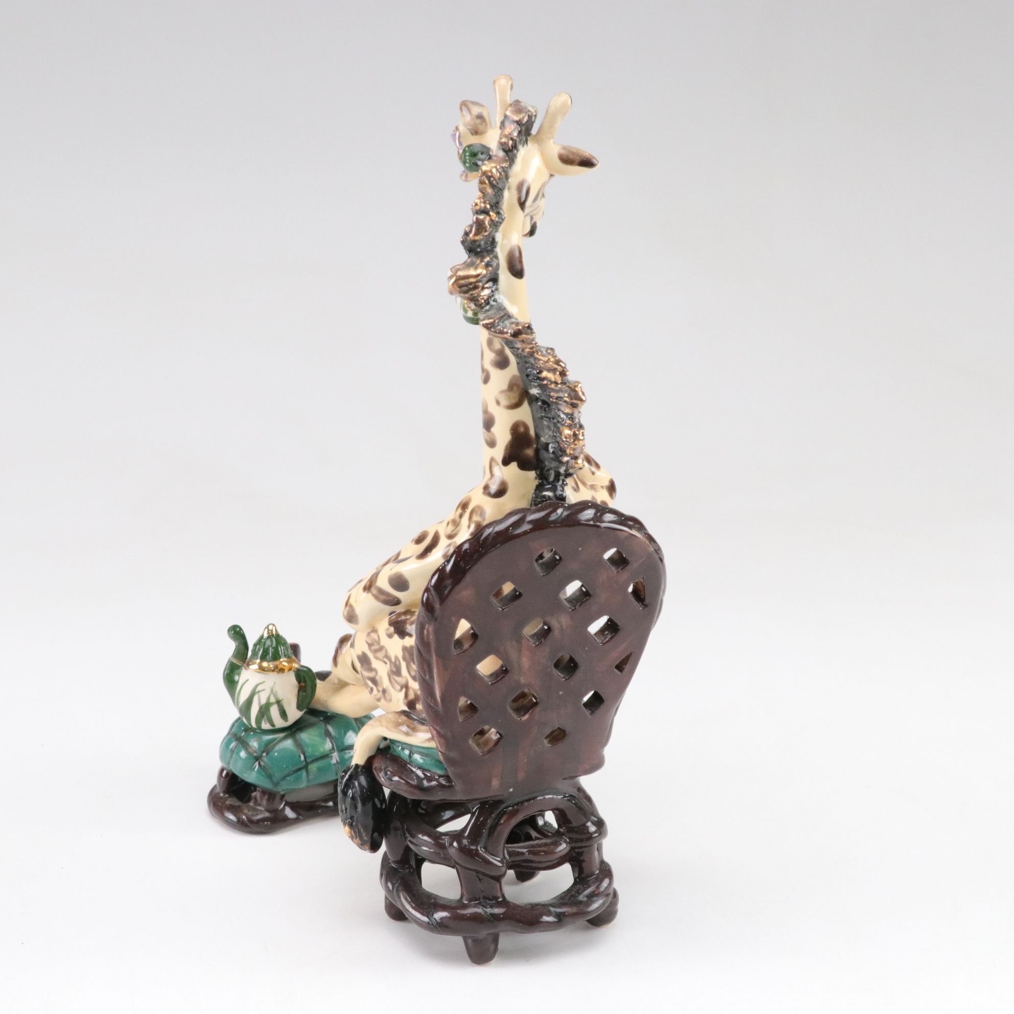 Heather Goldmine Giraffe Figurine for Blue Sky Clayworks and Hand-Crafted Figure